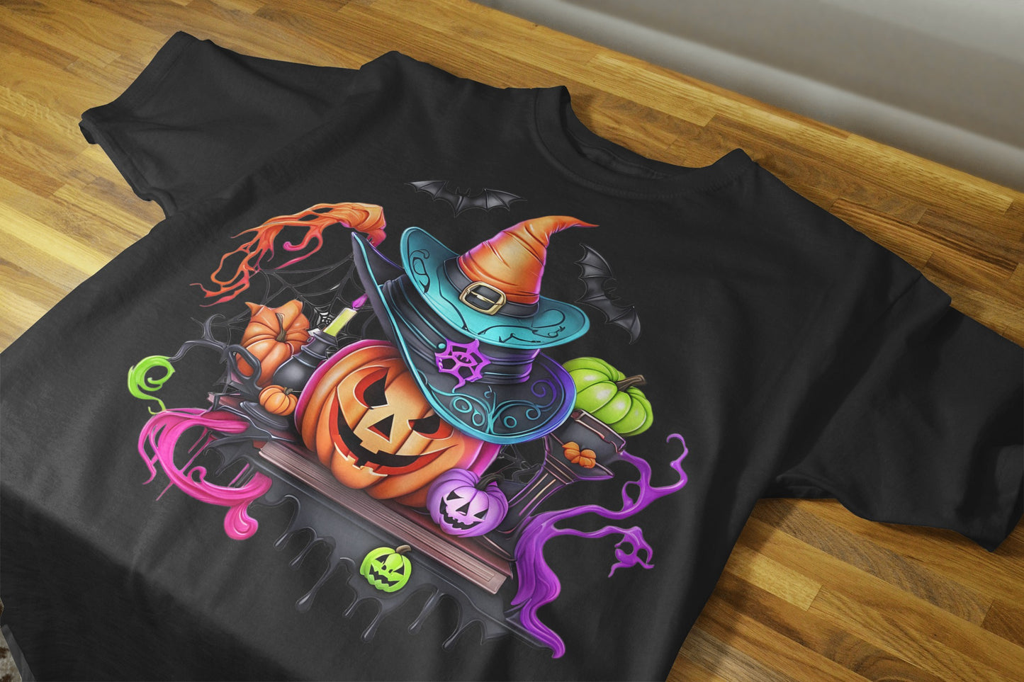 90+ Colorful Halloween Sublimation T-Shirt Images Bundle