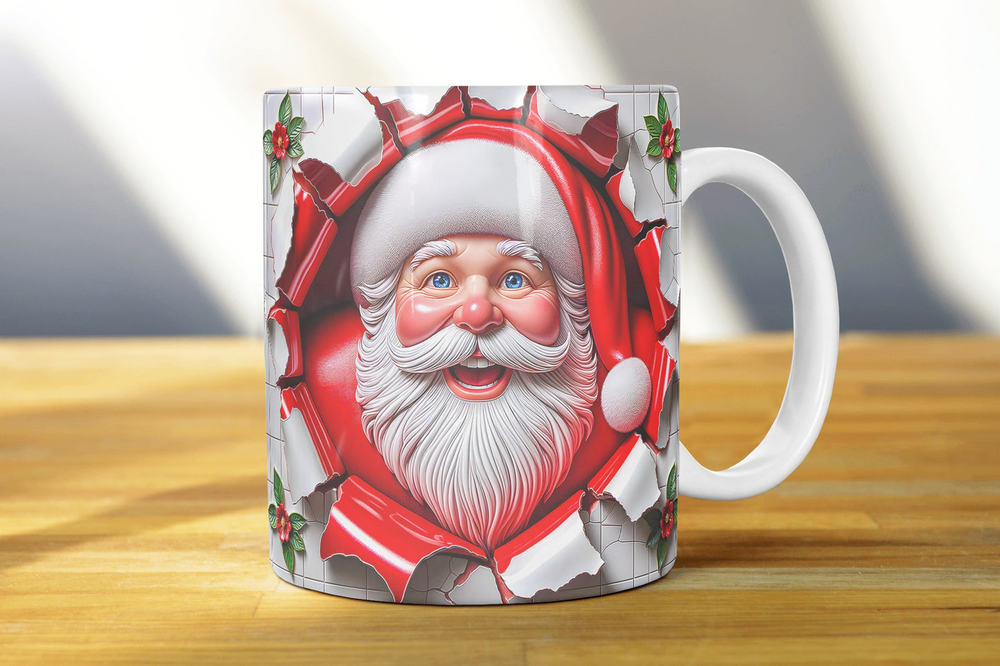 Christmas Claus Sublimation Mug Images Bundle