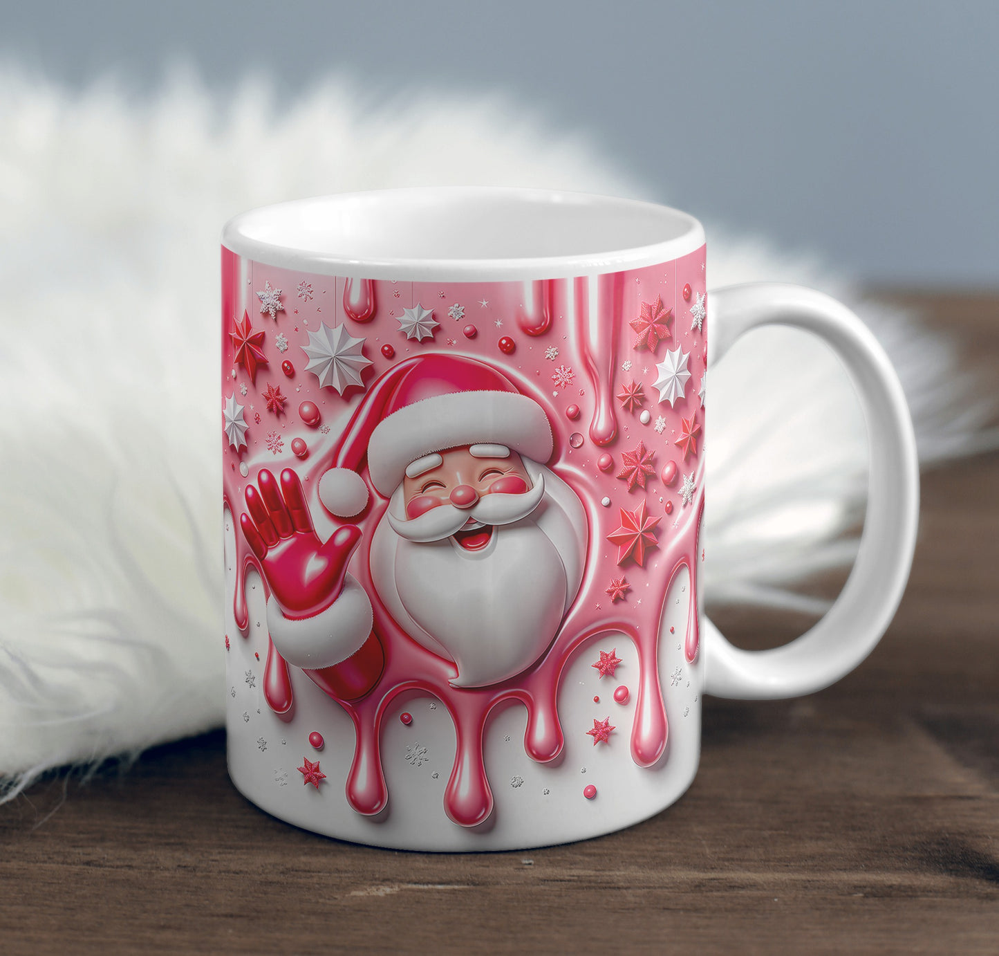 Christmas Claus Sublimation Mug Images Bundle