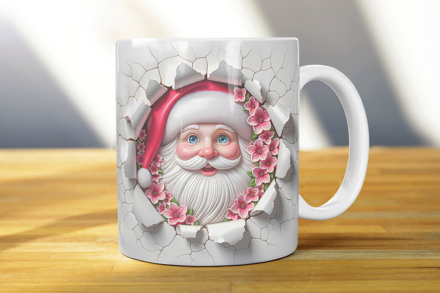 Christmas Claus Sublimation Mug Images Bundle