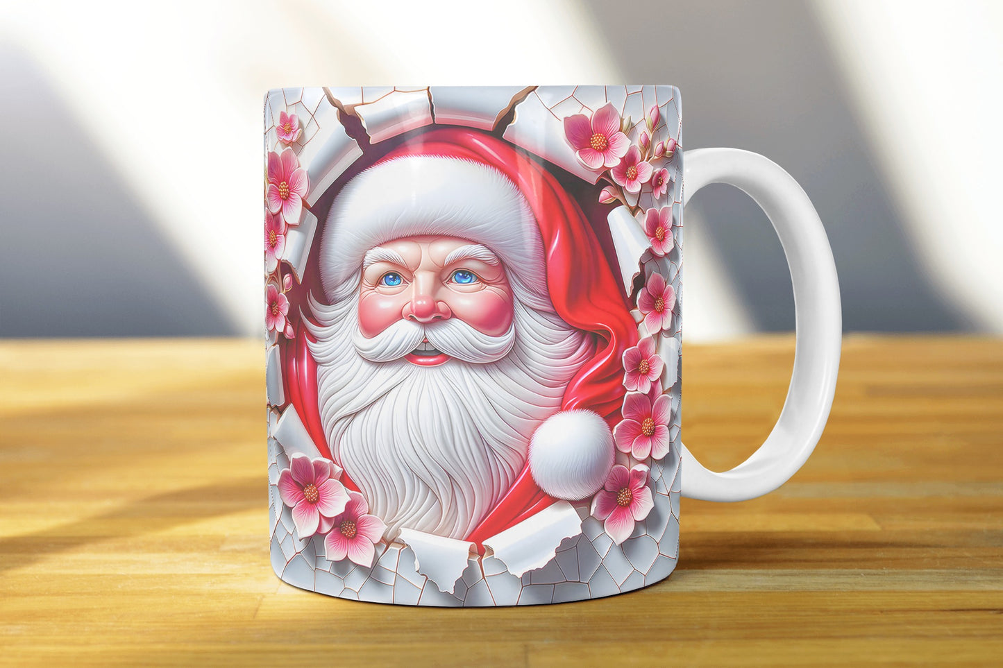 Christmas Claus Sublimation Mug Images Bundle