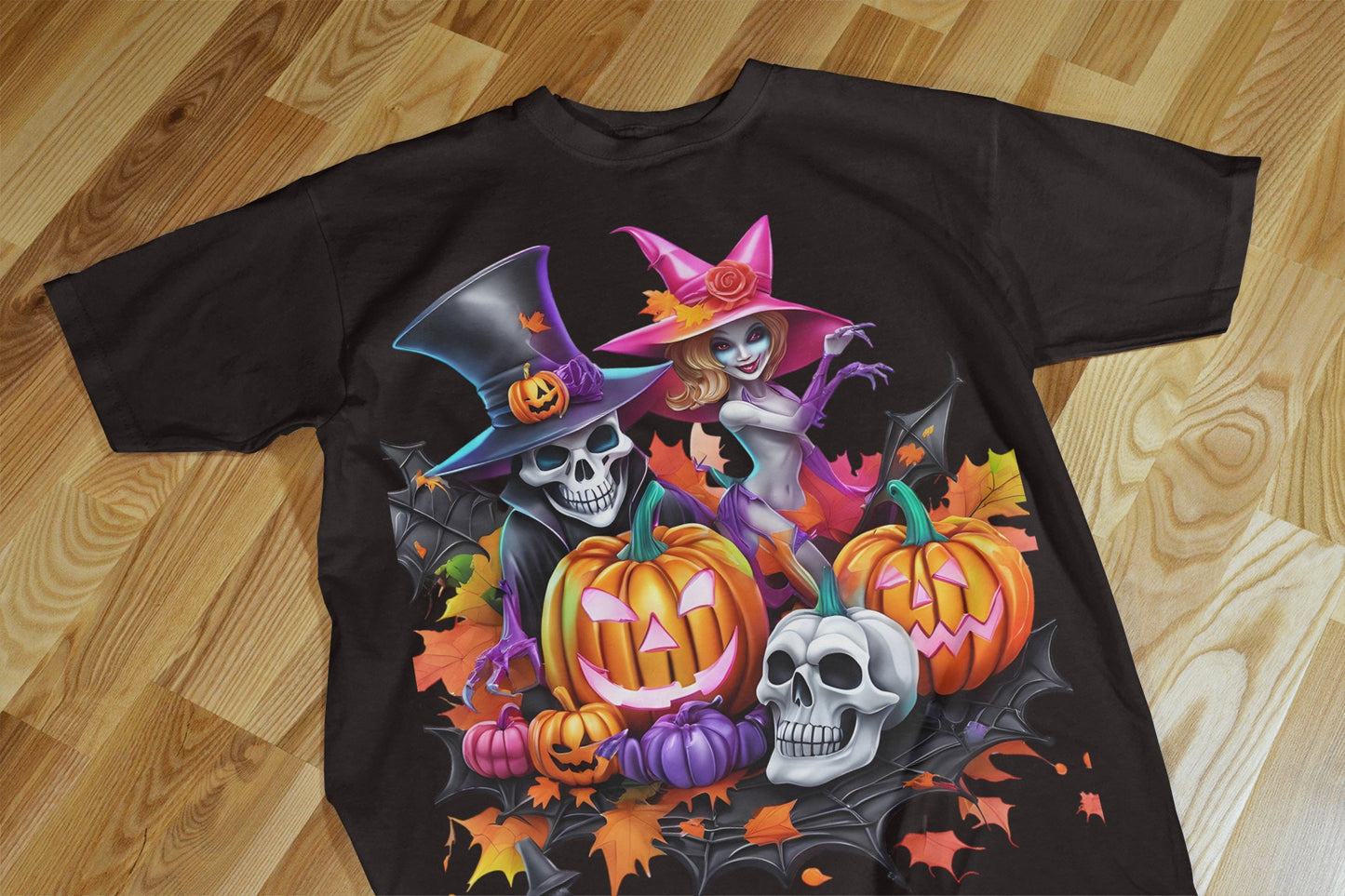 90+ Colorful Halloween Sublimation T-Shirt Images Bundle