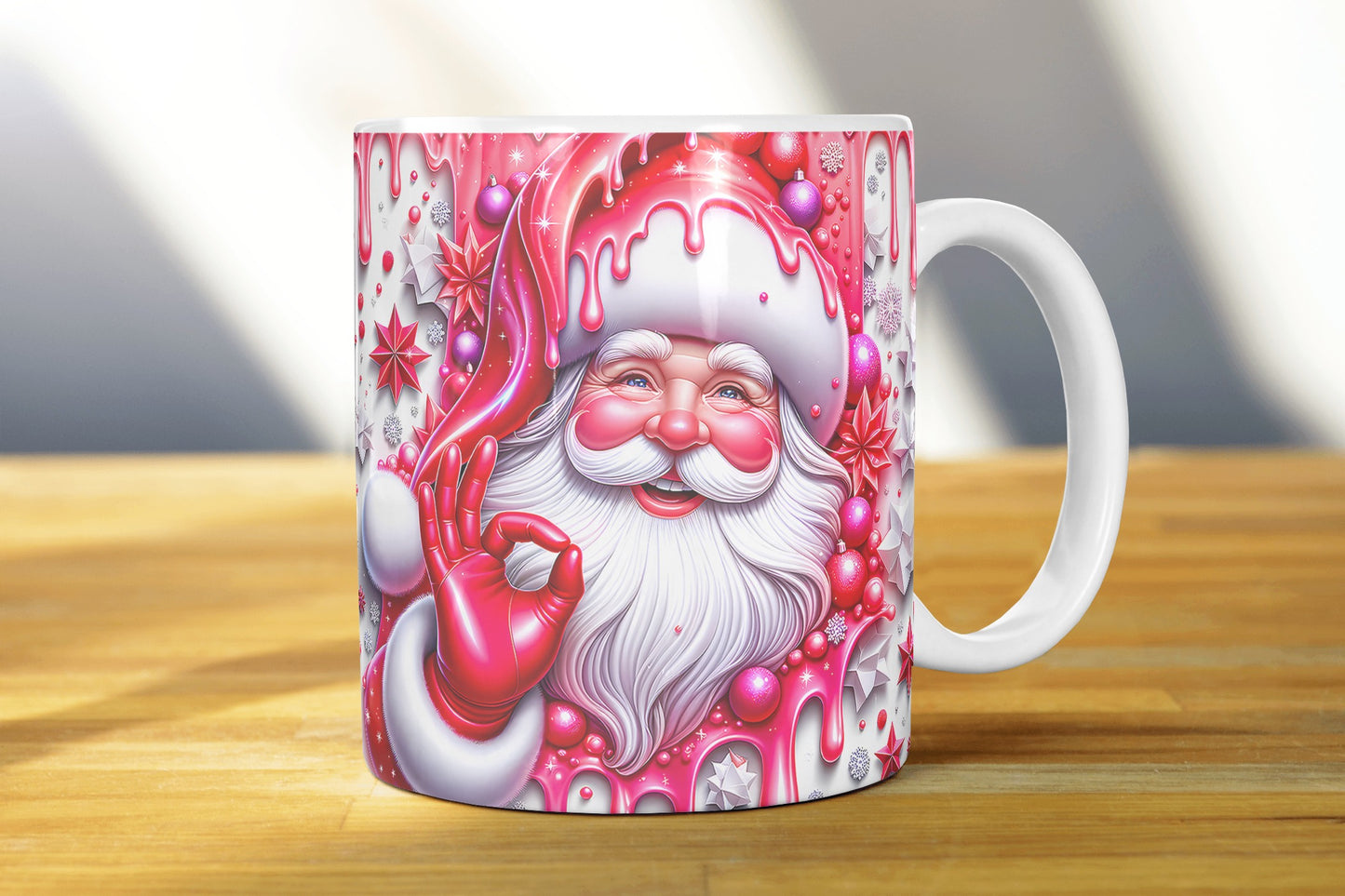 Christmas Claus Sublimation Mug Images Bundle