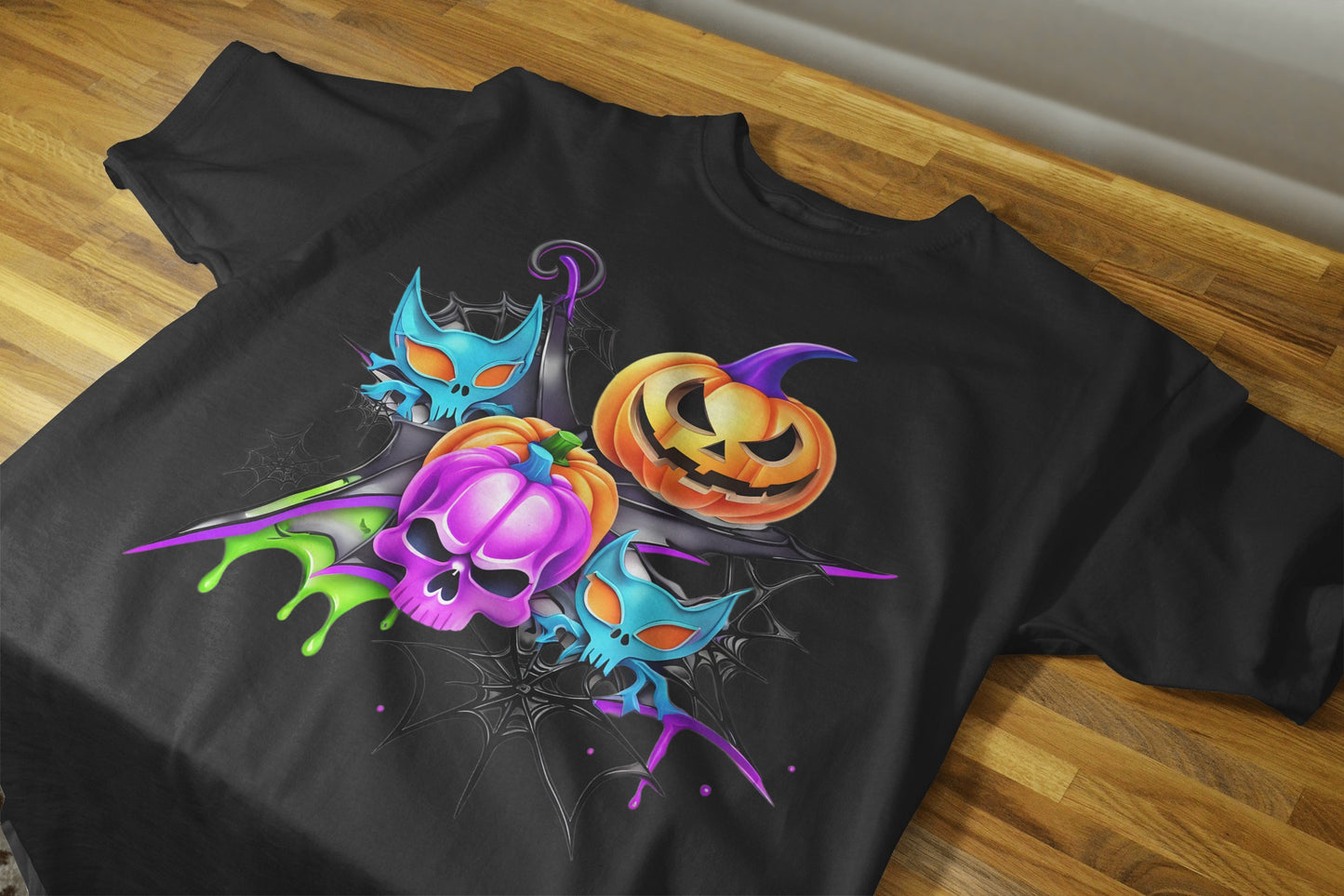 90+ Colorful Halloween Sublimation T-Shirt Images Bundle