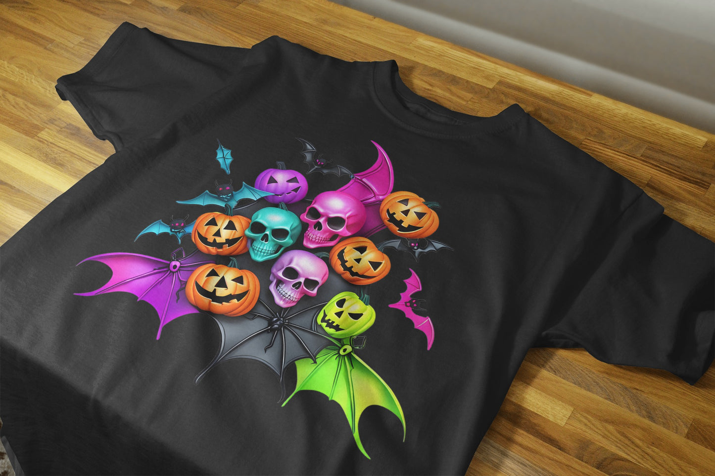 90+ Colorful Halloween Sublimation T-Shirt Images Bundle