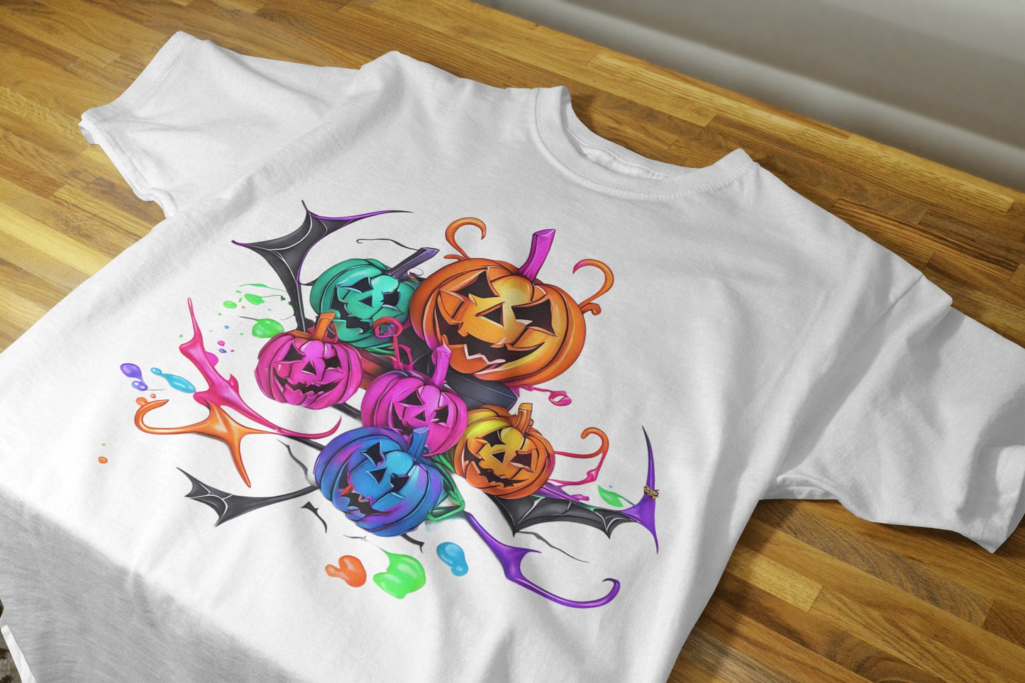 90+ Colorful Halloween Sublimation T-Shirt Images Bundle