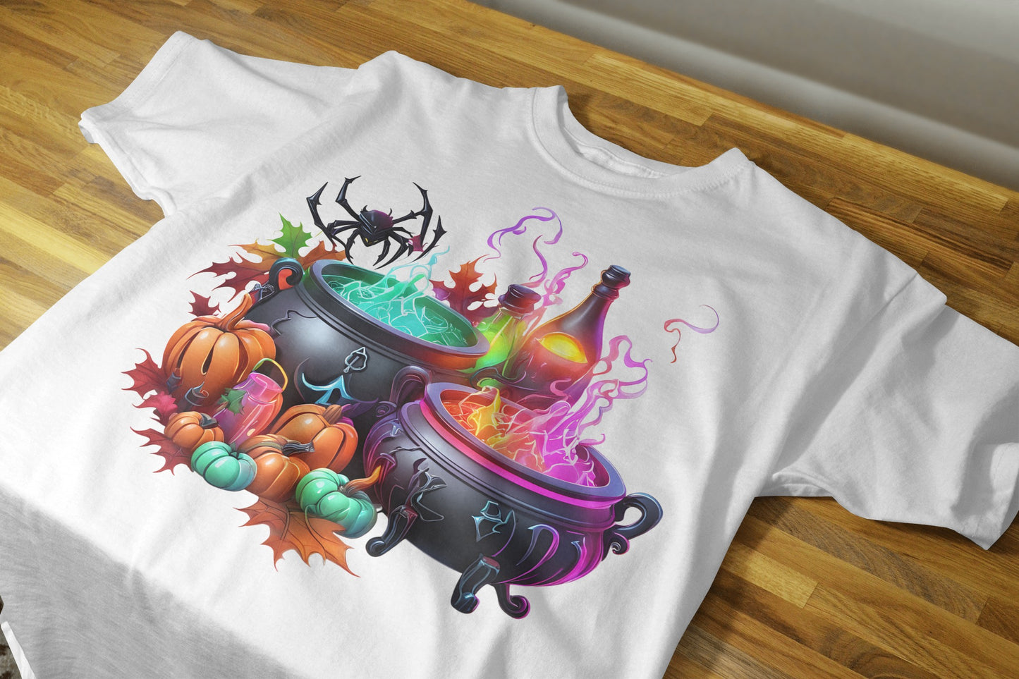 90+ Colorful Halloween Sublimation T-Shirt Images Bundle