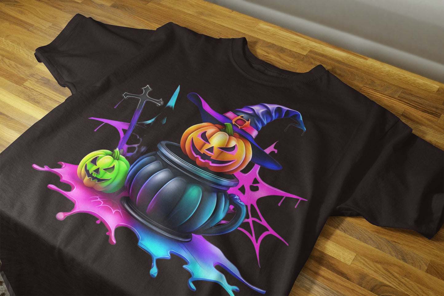 90+ Colorful Halloween Sublimation T-Shirt Images Bundle