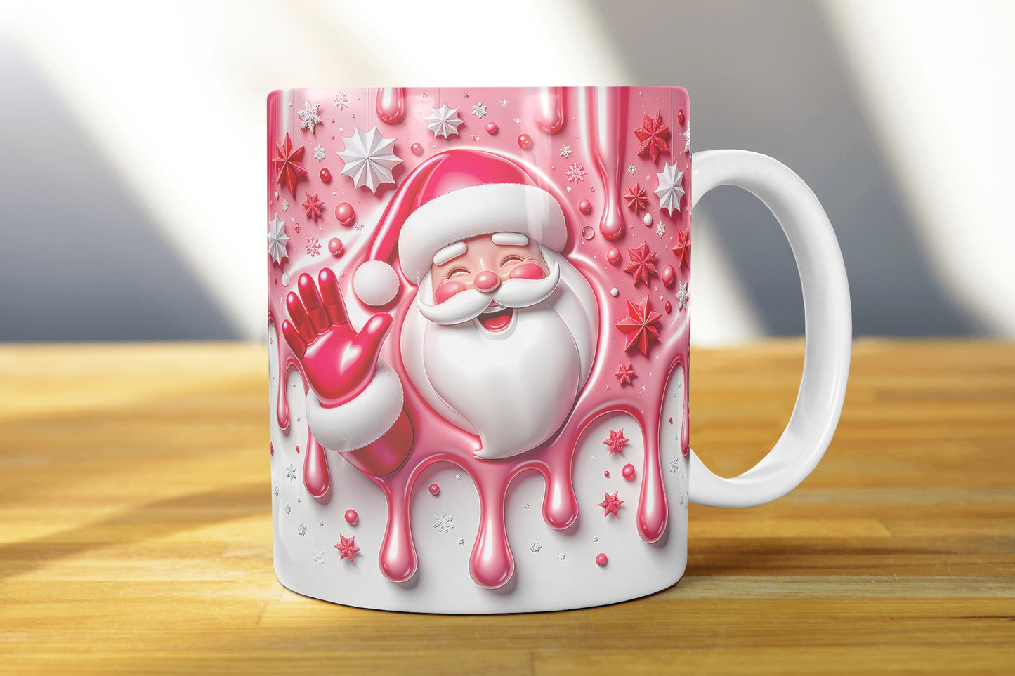 Christmas Claus Sublimation Mug Images Bundle