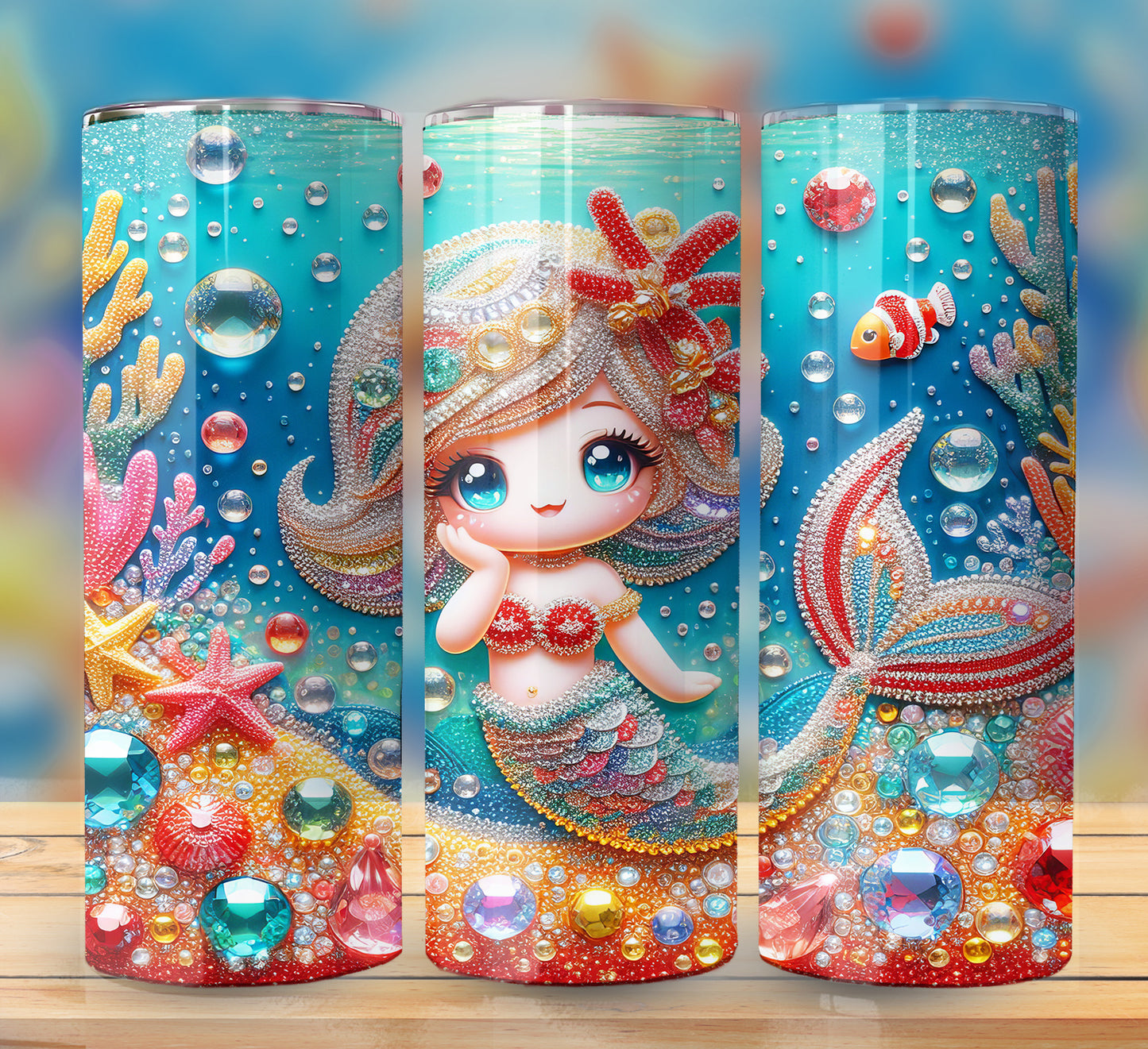 Mermaids 20oz Sublimation Image Bundle