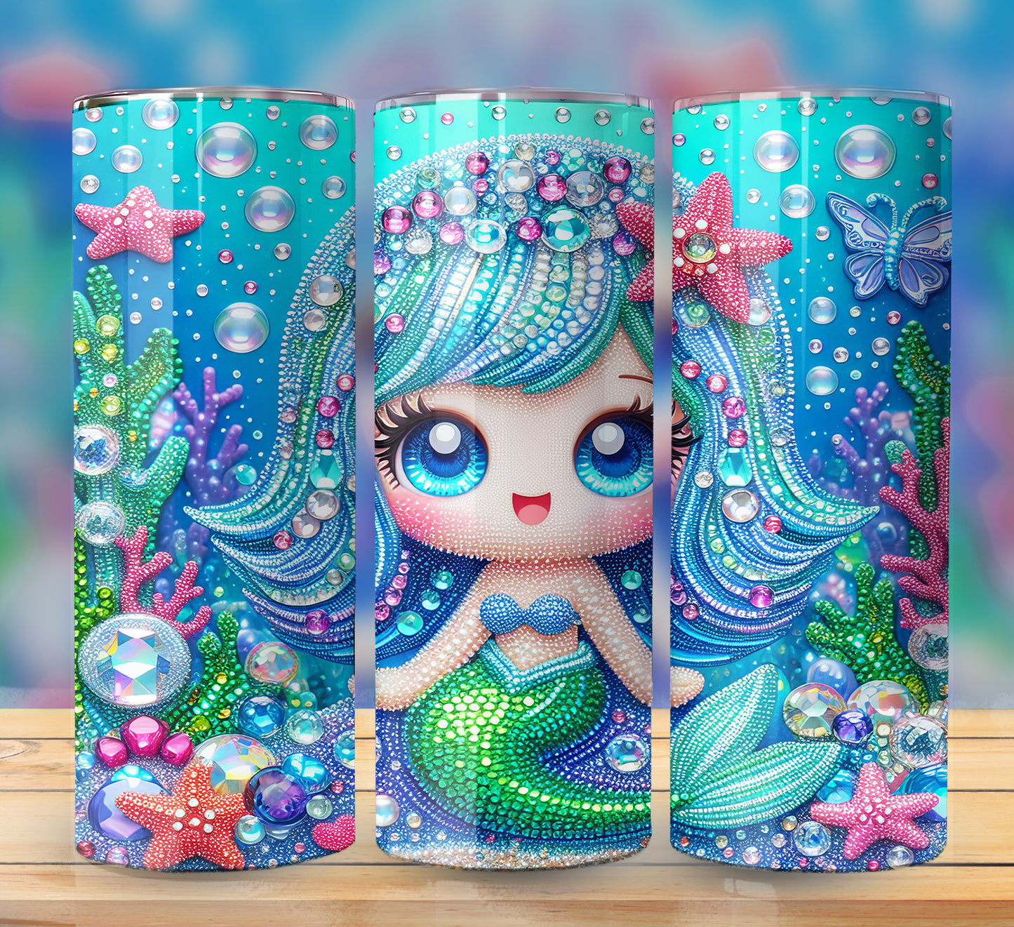 Mermaids 20oz Sublimation Image Bundle