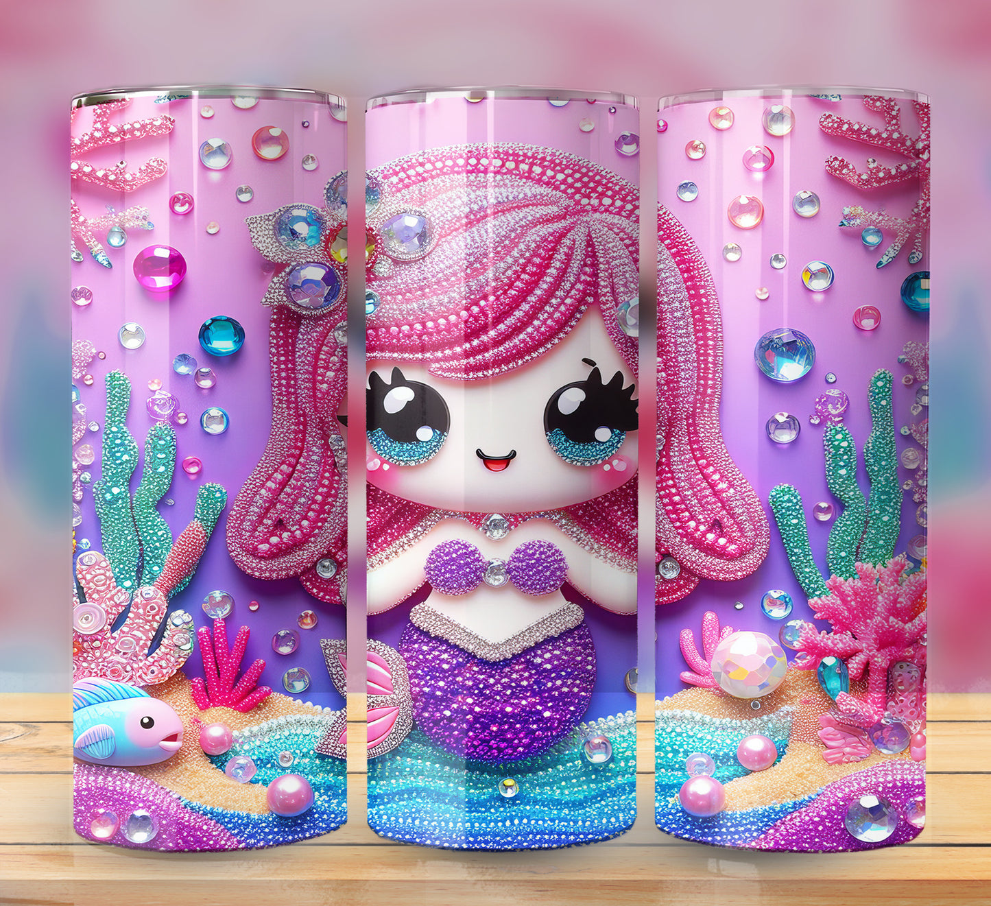 Mermaids 20oz Sublimation Image Bundle