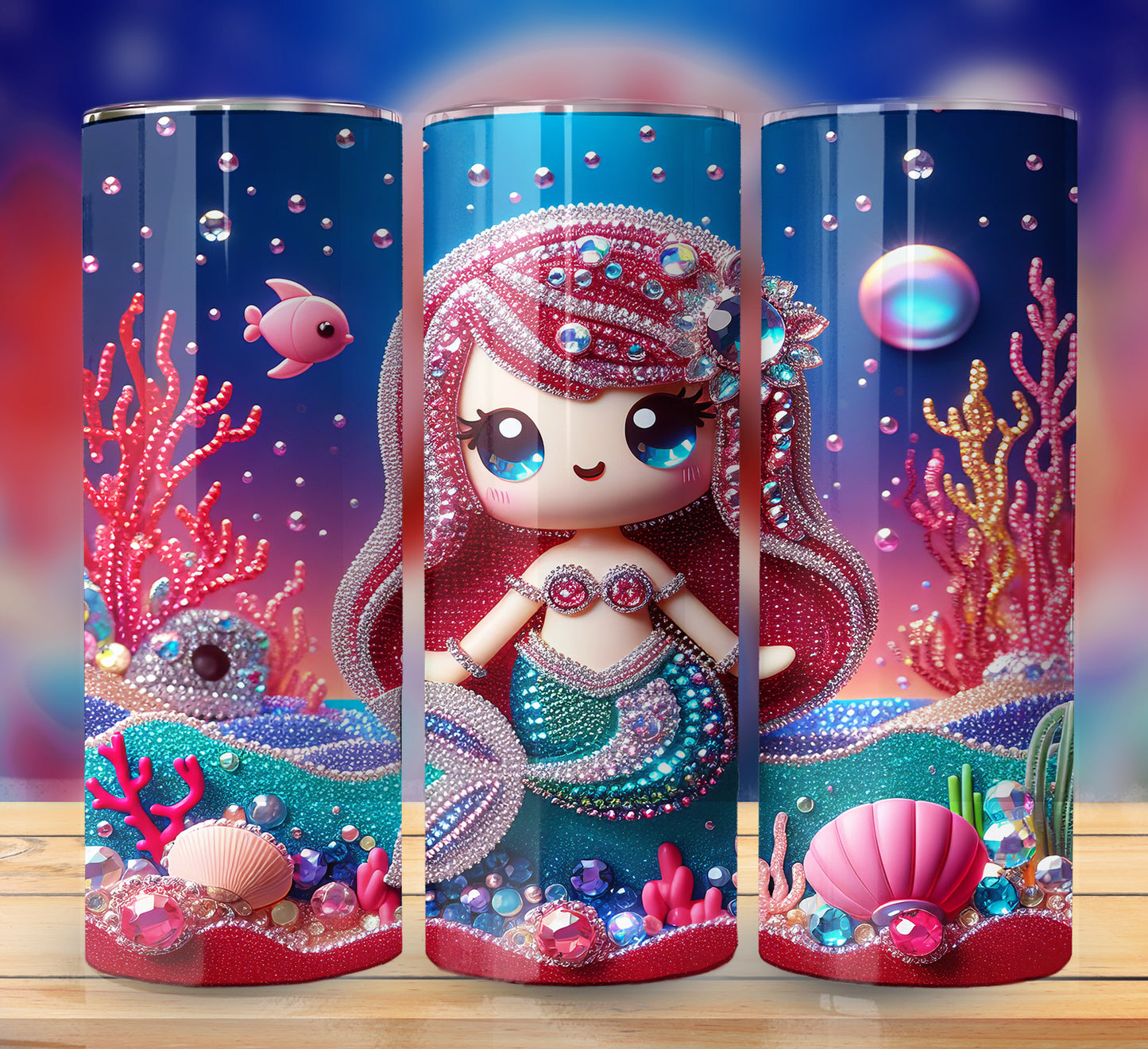 Mermaids 20oz Sublimation Image Bundle