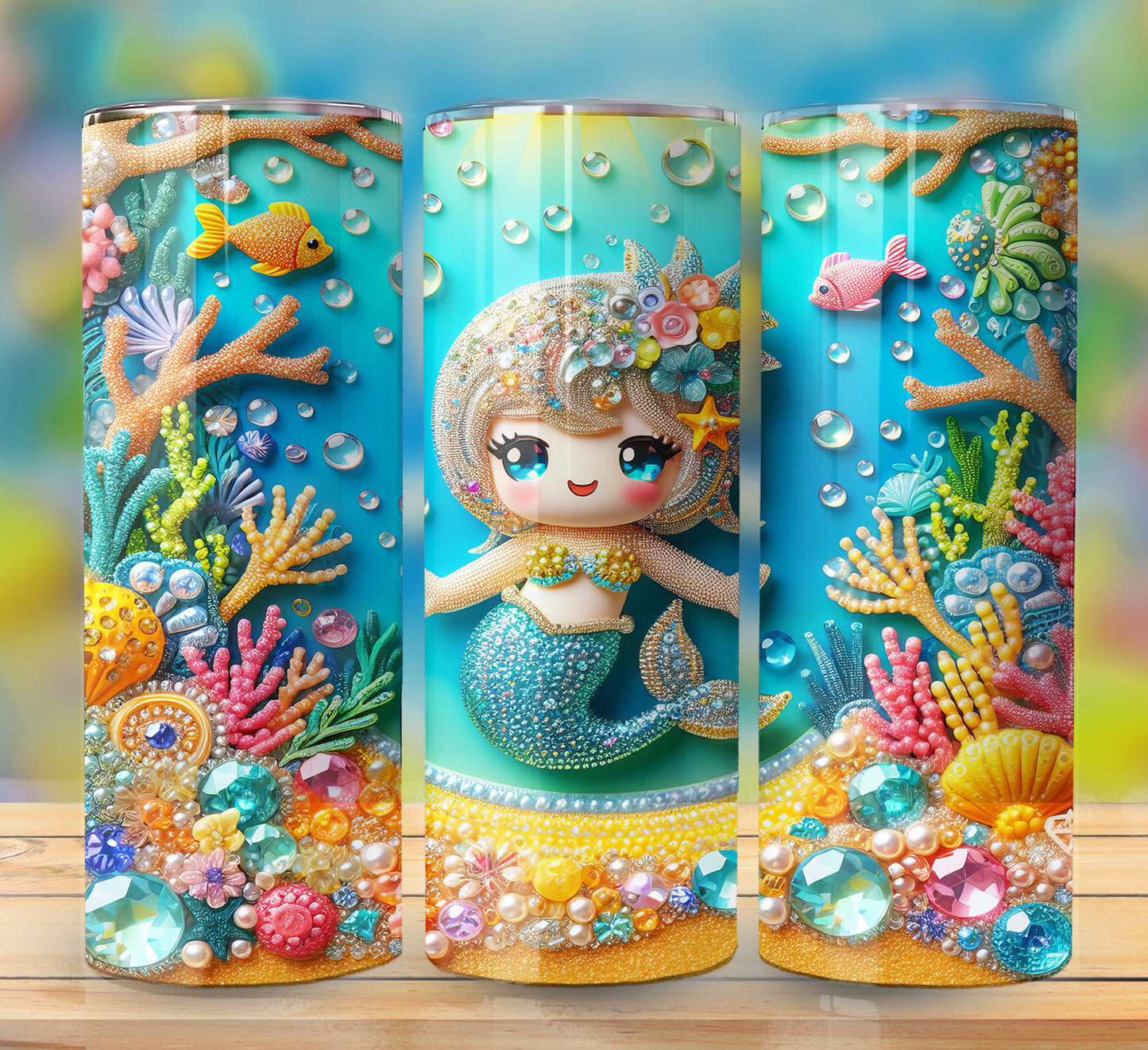 Mermaids 20oz Sublimation Image Bundle