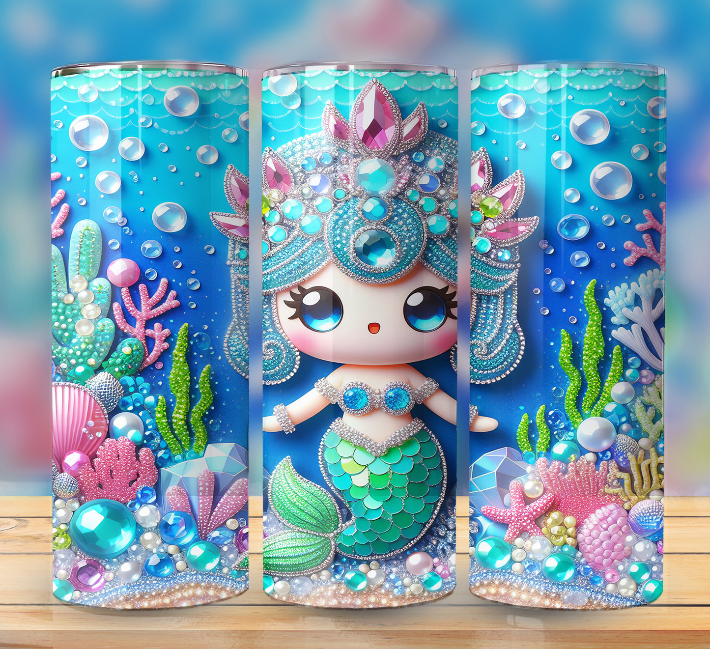 Mermaids 20oz Sublimation Image Bundle