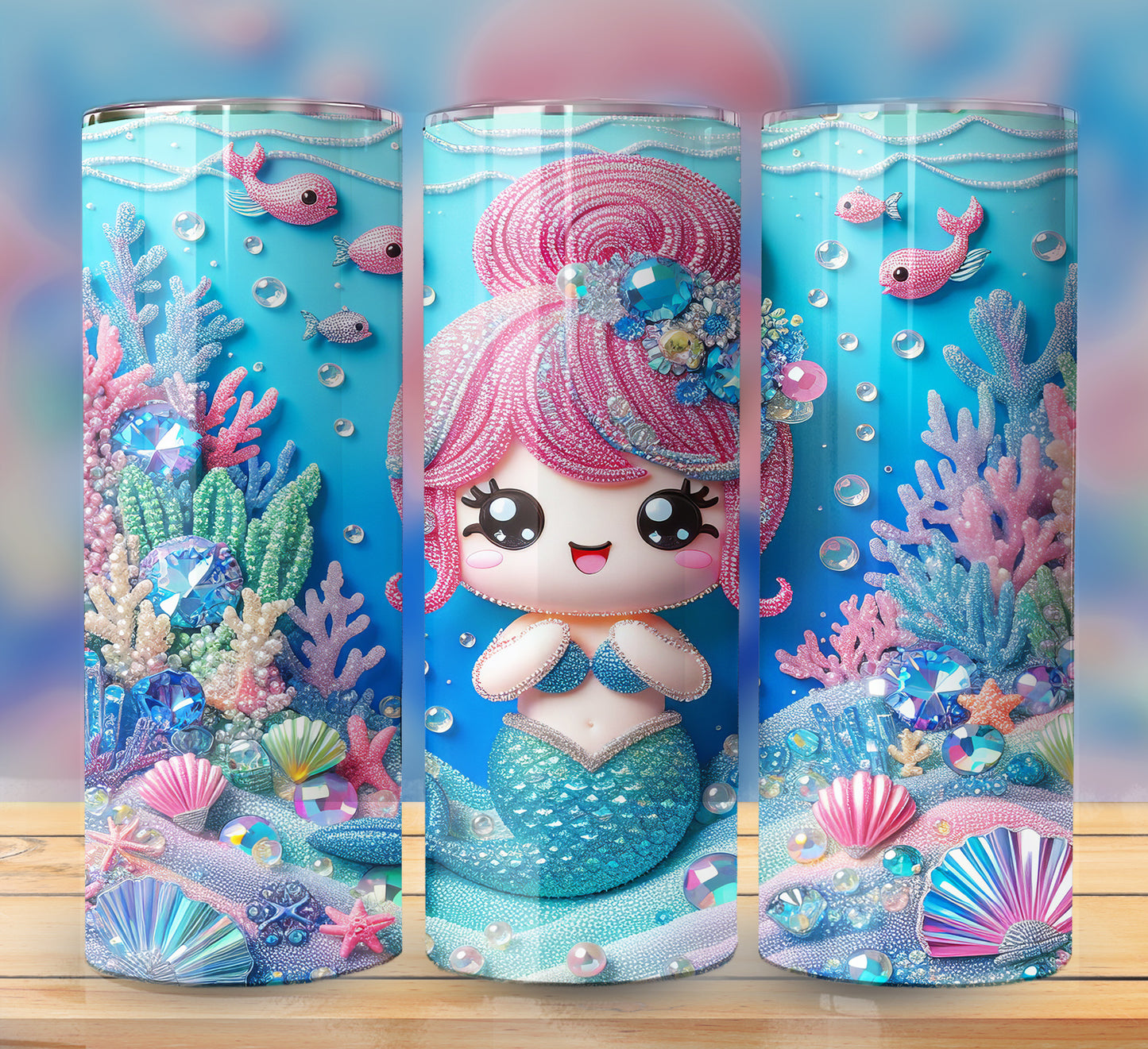 Mermaids 20oz Sublimation Image Bundle