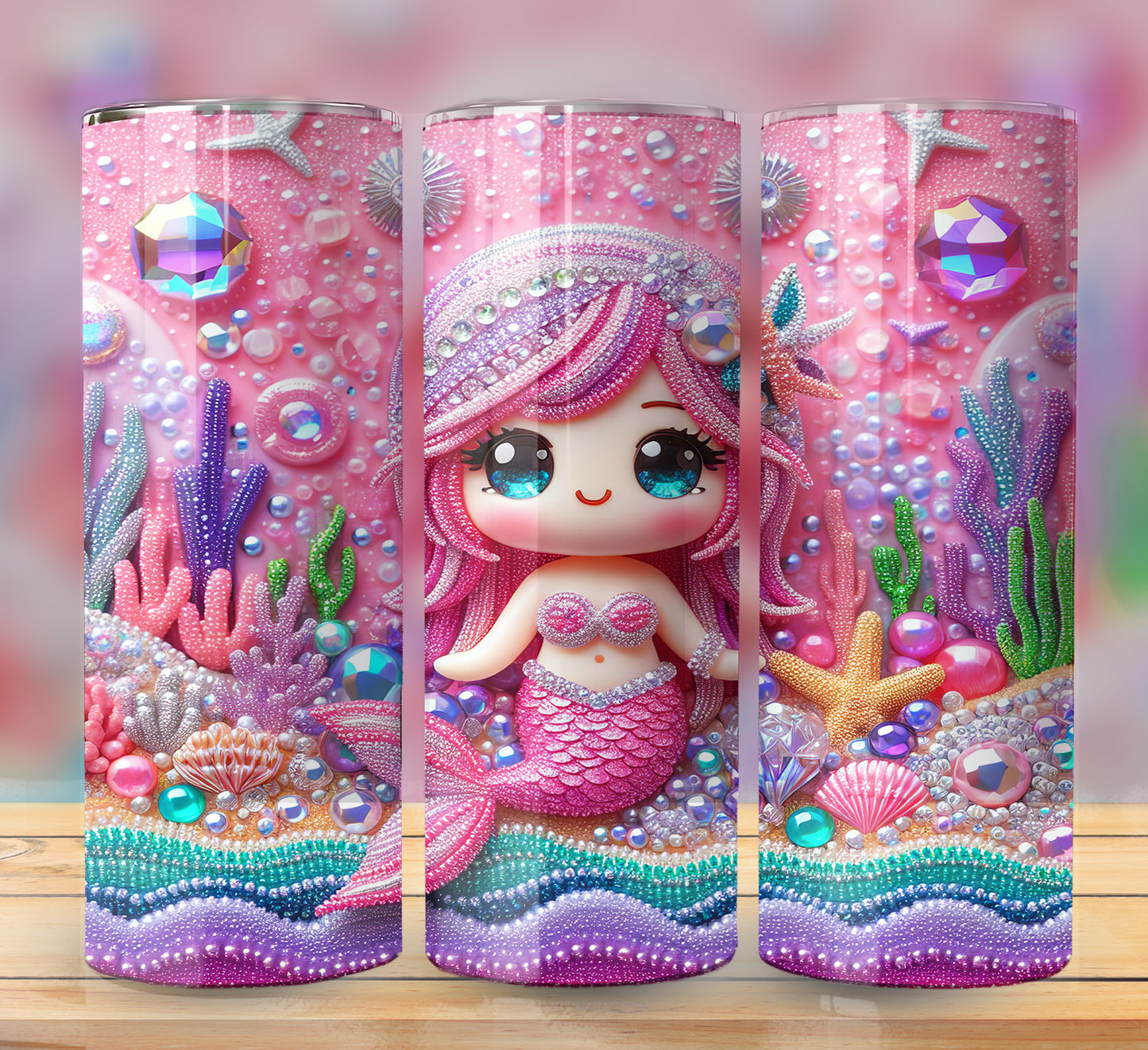 Mermaids 20oz Sublimation Image Bundle