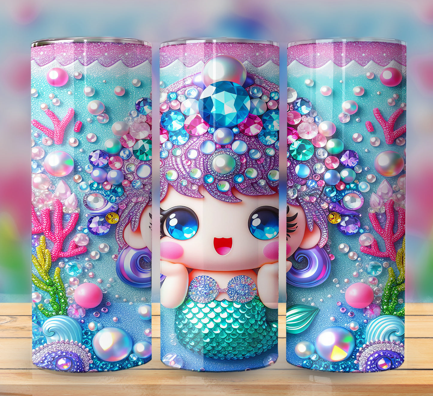 Mermaids 20oz Sublimation Image Bundle