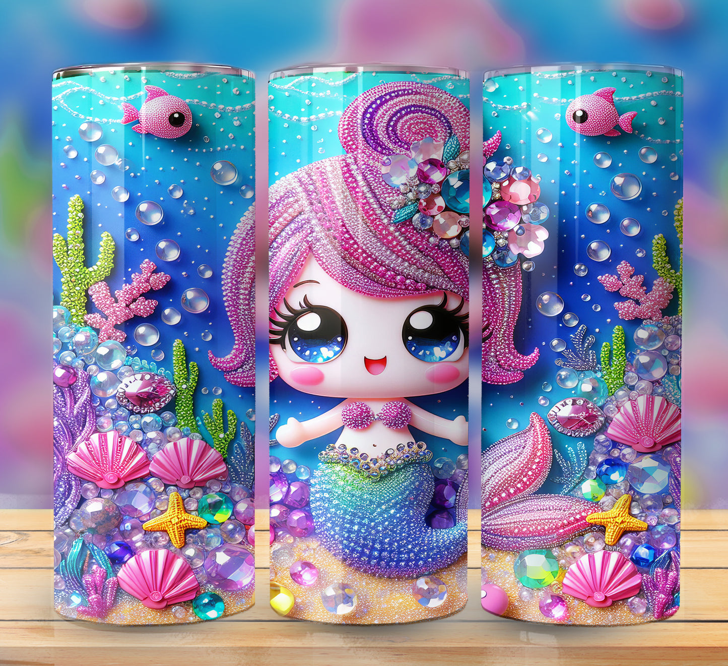 Mermaids 20oz Sublimation Image Bundle