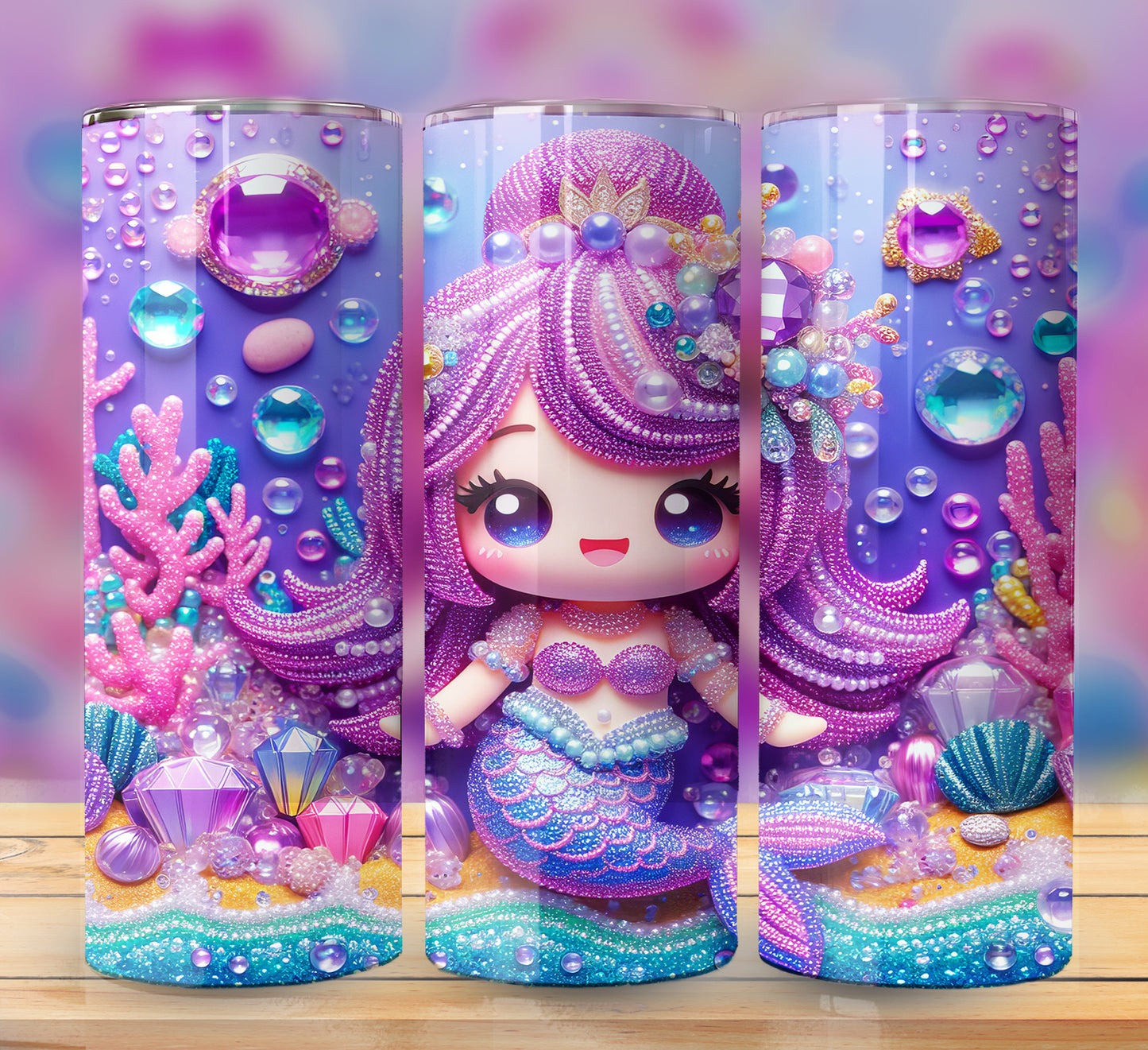 Mermaids 20oz Sublimation Image Bundle