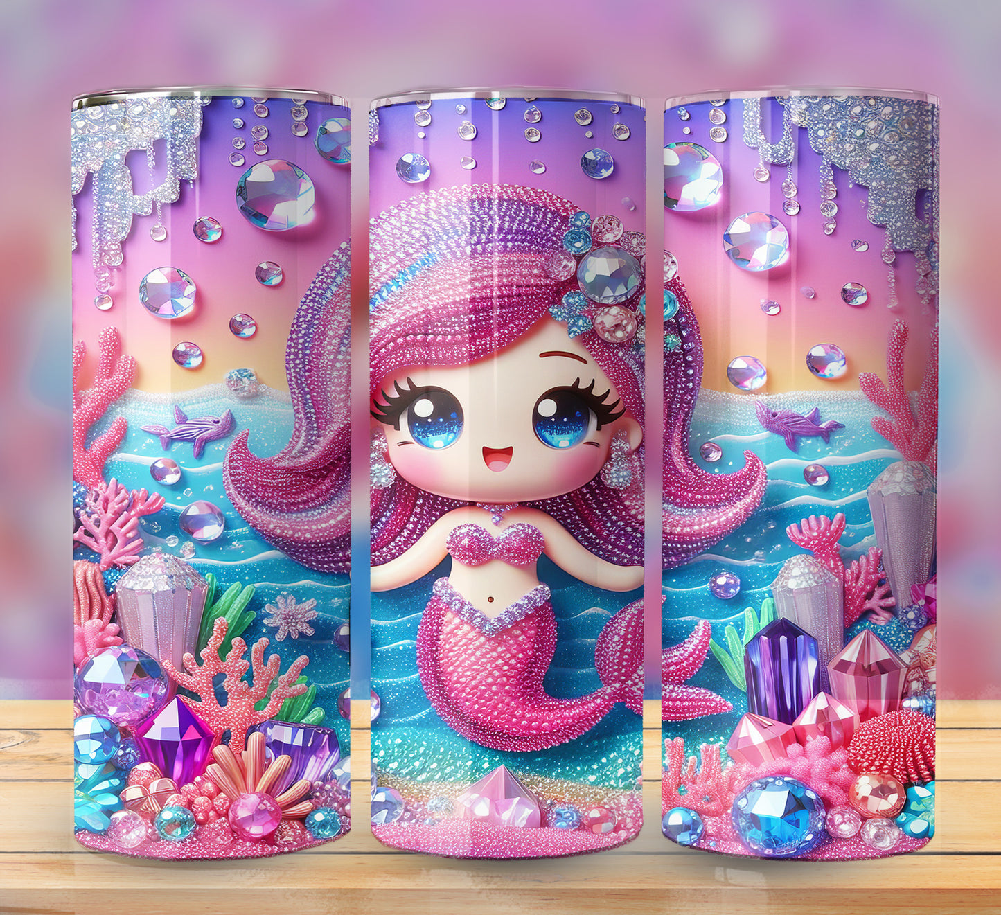 Mermaids 20oz Sublimation Image Bundle