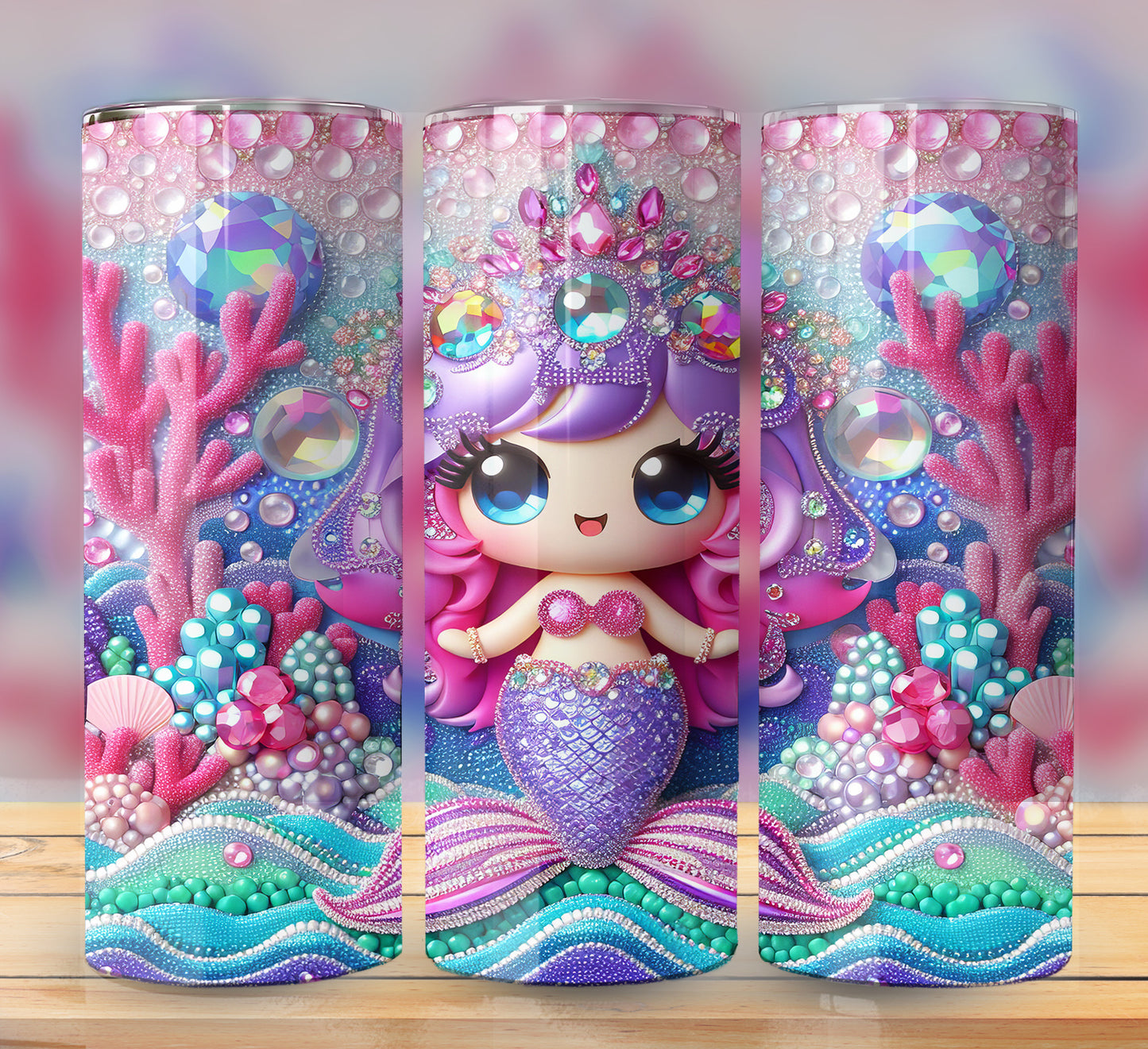 Mermaids 20oz Sublimation Image Bundle