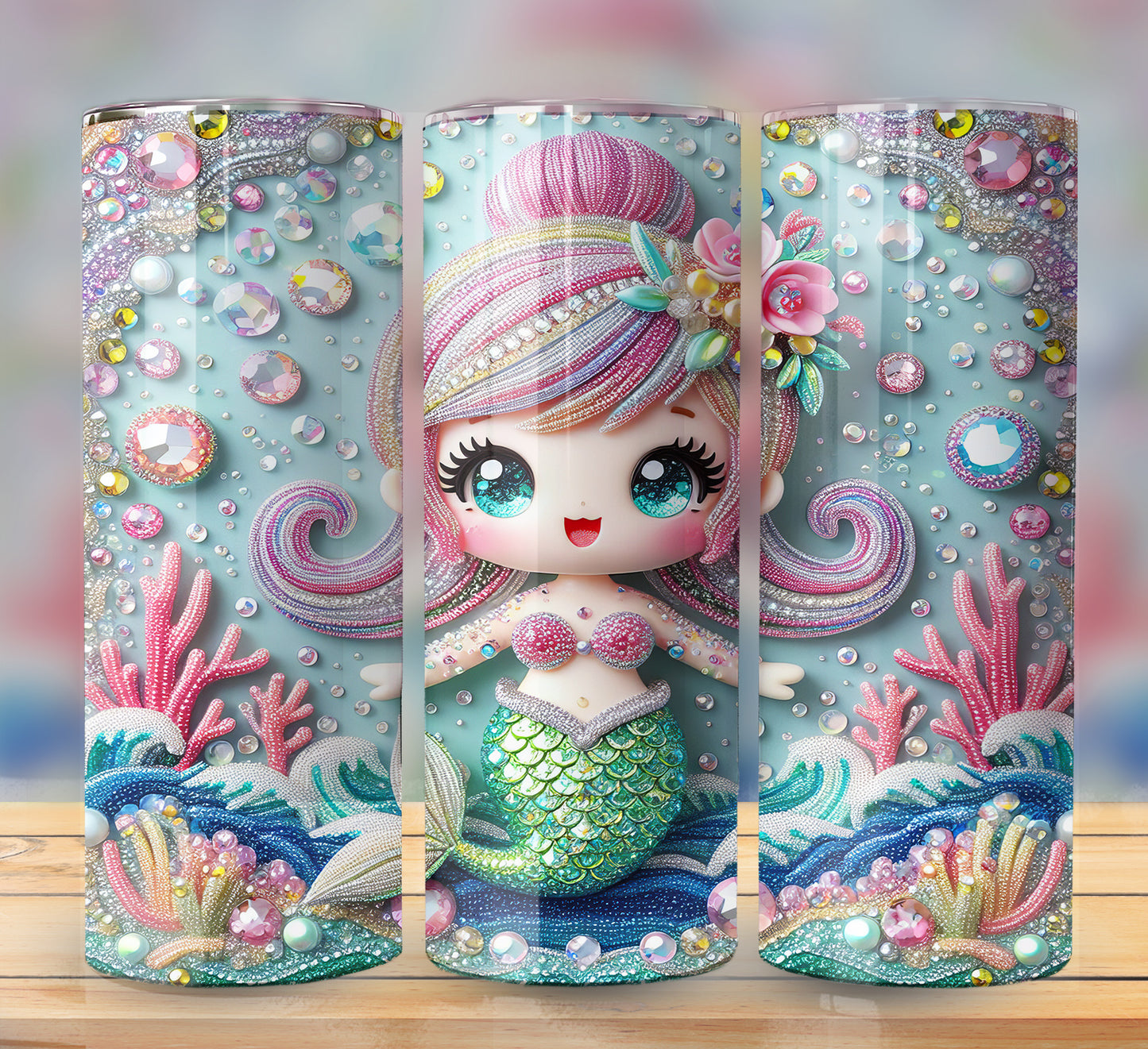 Mermaids 20oz Sublimation Image Bundle