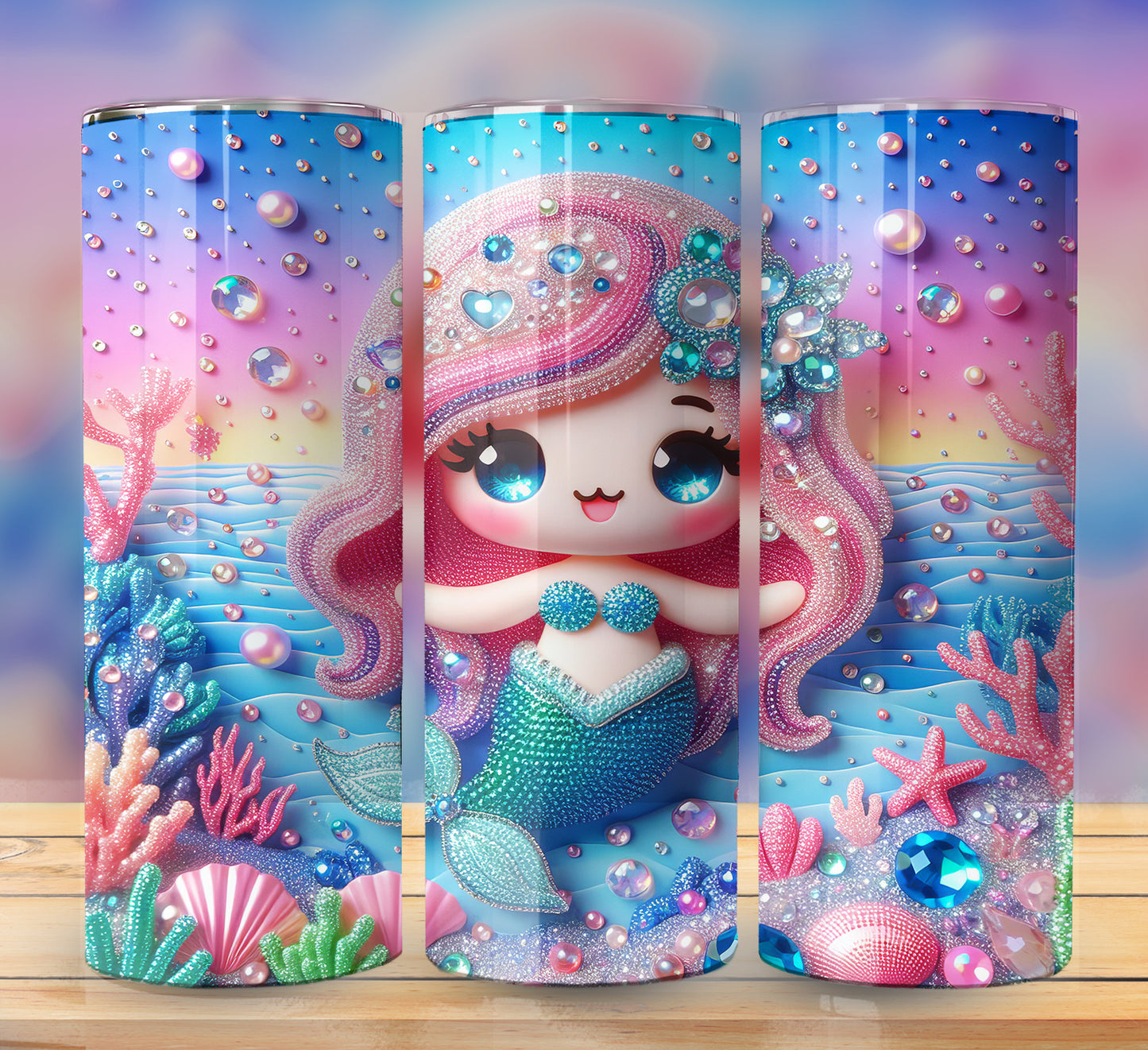 Mermaids 20oz Sublimation Image Bundle