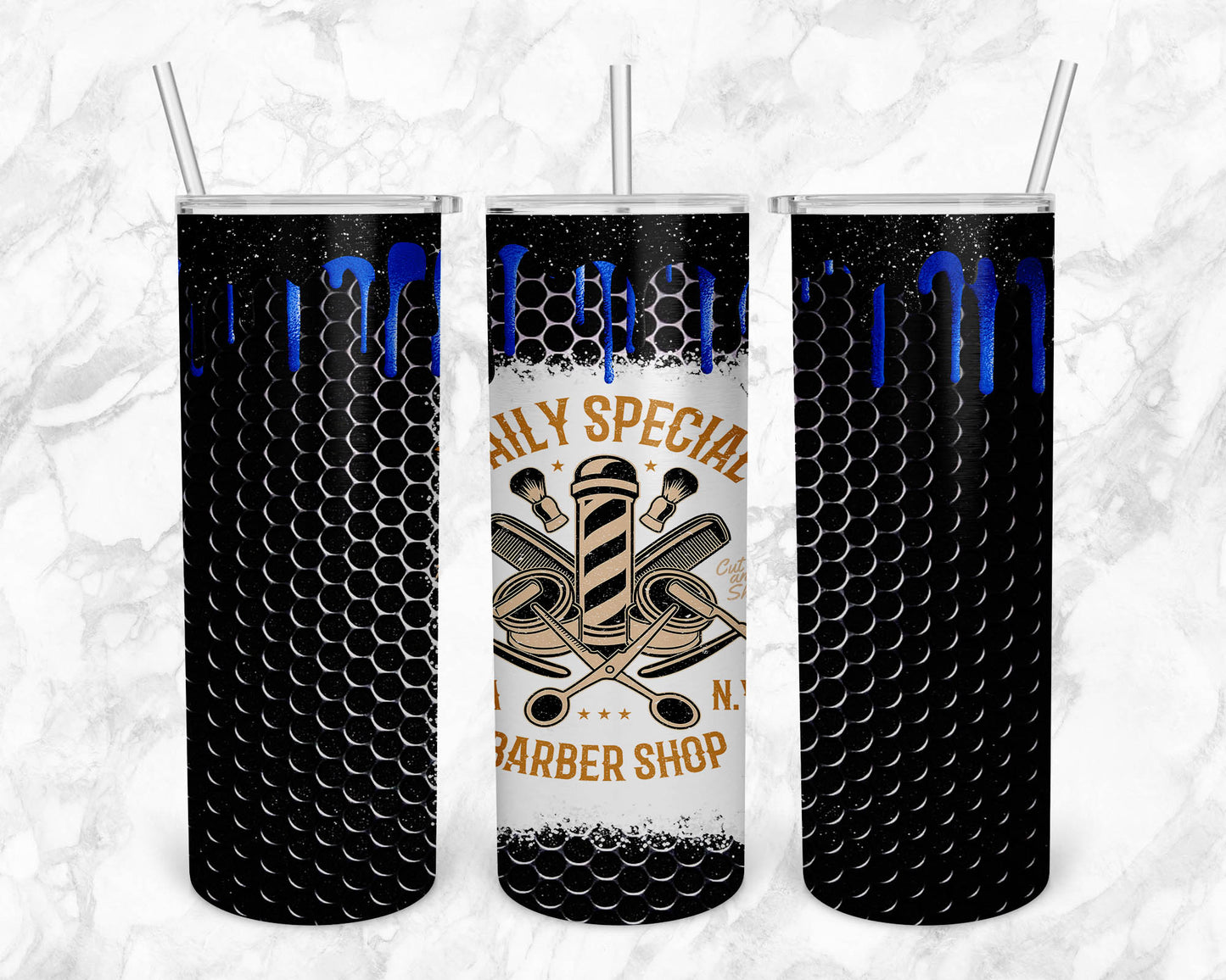 Barbershop 20oz Sublimation Tumbler Image Bundle