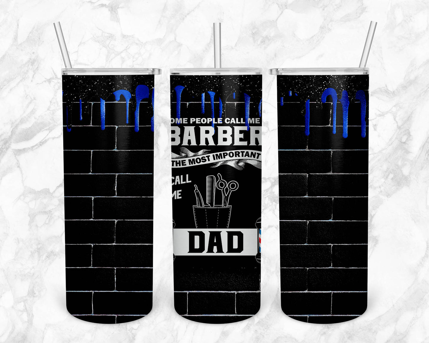 Barbershop 20oz Sublimation Tumbler Image Bundle