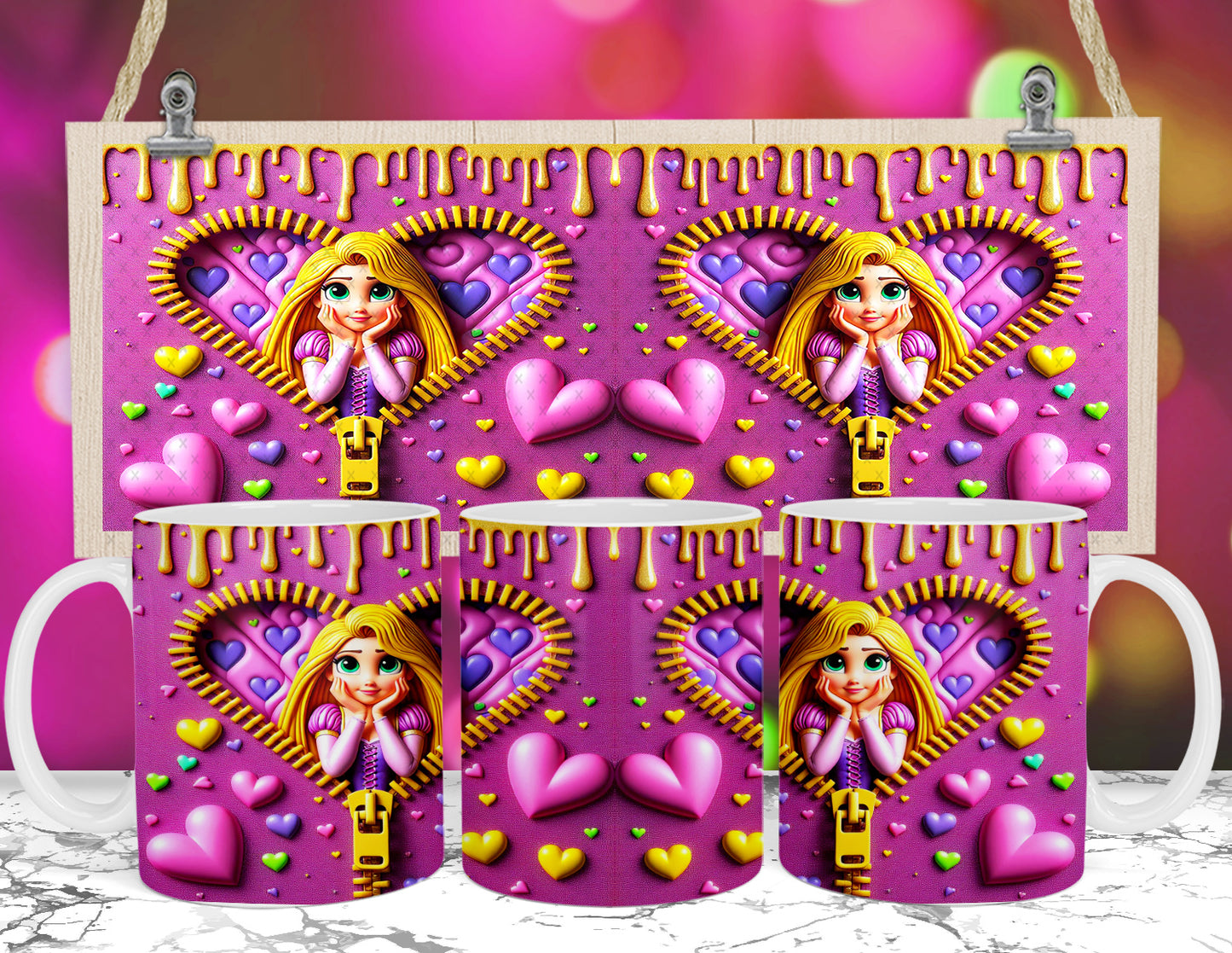 Cute Valentine Sublimation 11/15oz Mug Images Bundle