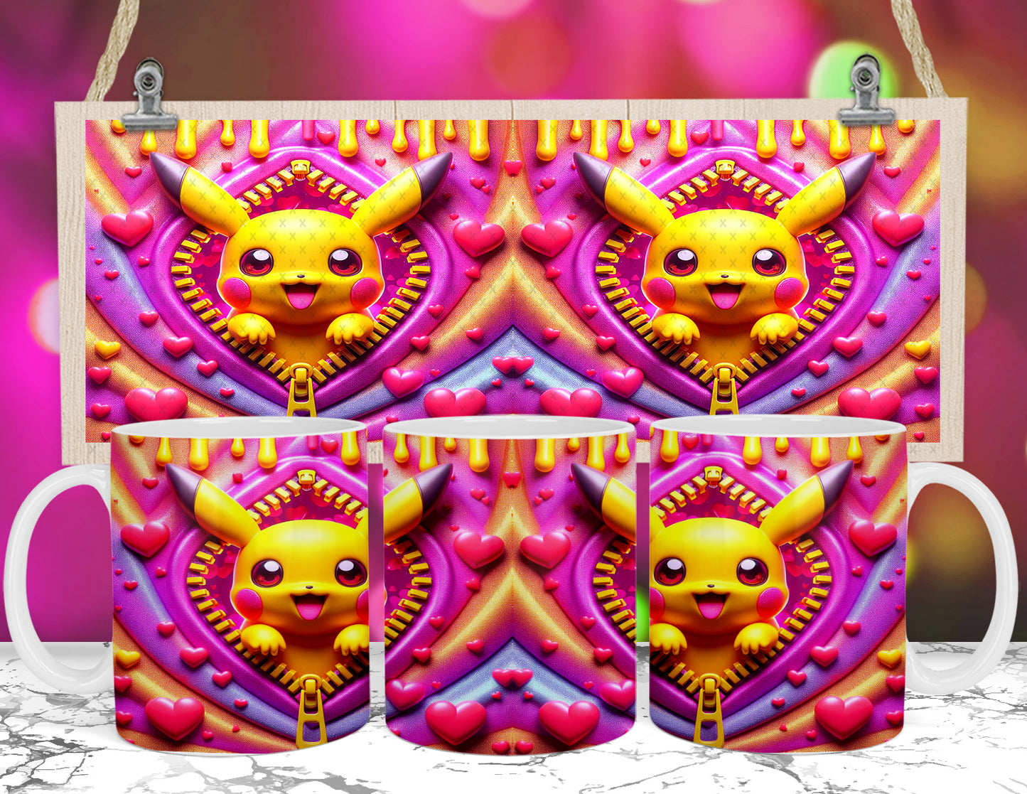 Cute Valentine Sublimation 11/15oz Mug Images Bundle