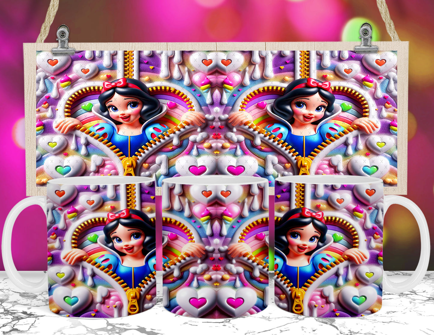 Cute Valentine Sublimation 11/15oz Mug Images Bundle