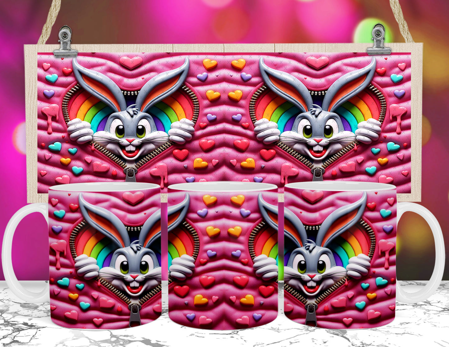 Cute Valentine Sublimation 11/15oz Mug Images Bundle