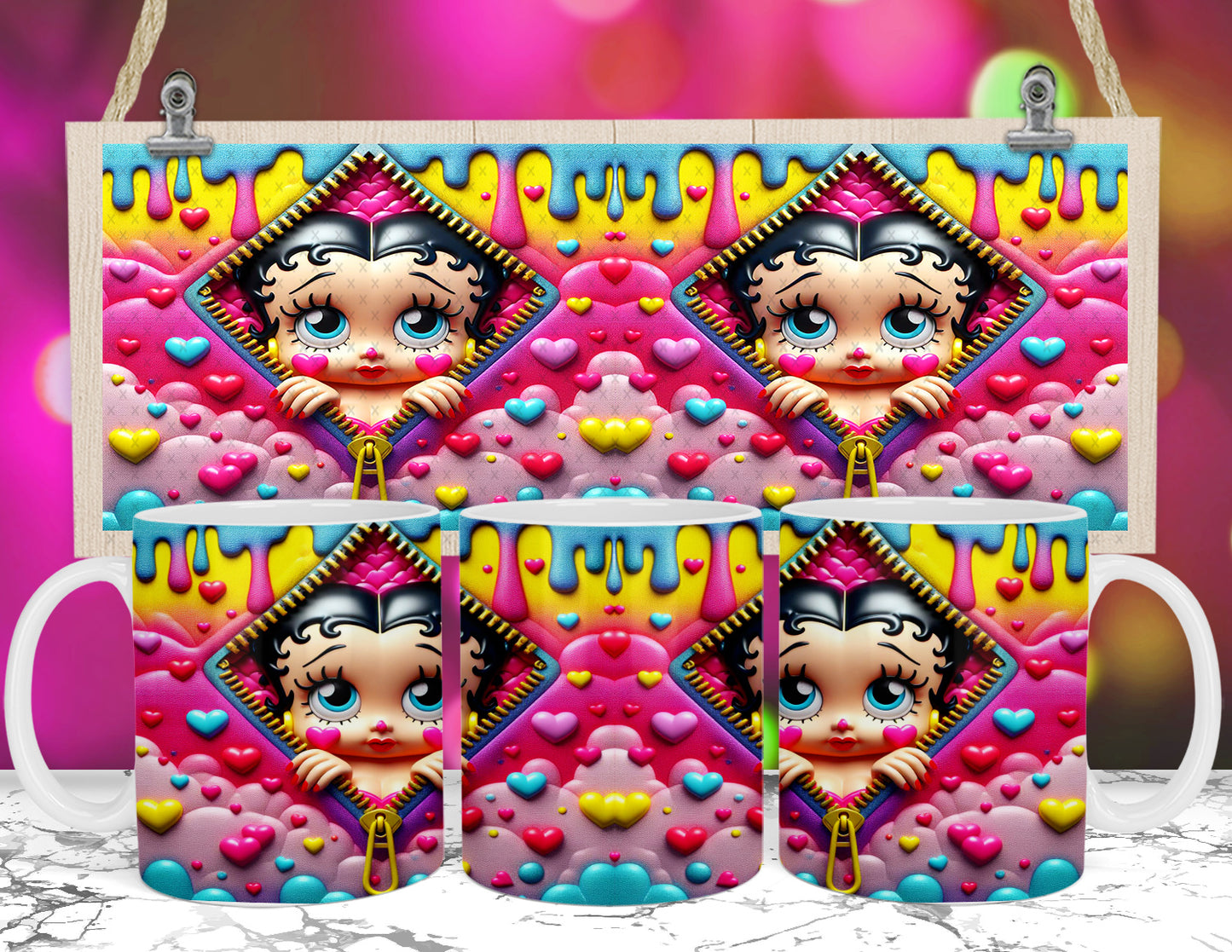 Cute Valentine Sublimation 11/15oz Mug Images Bundle