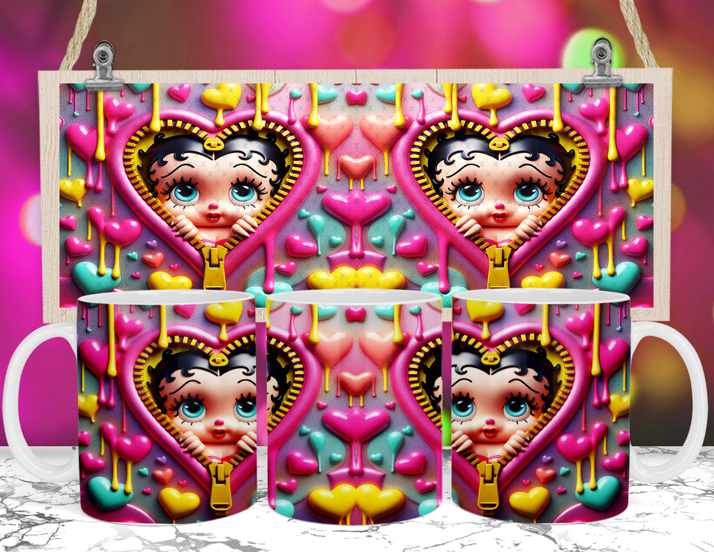 Cute Valentine Sublimation 11/15oz Mug Images Bundle