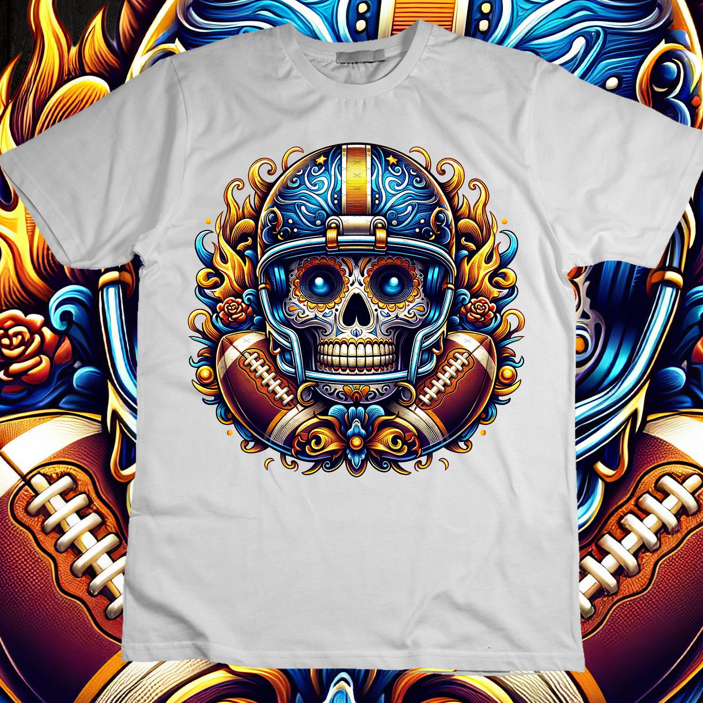 SugarSkull Sublimation T-Shirt Image Bundle