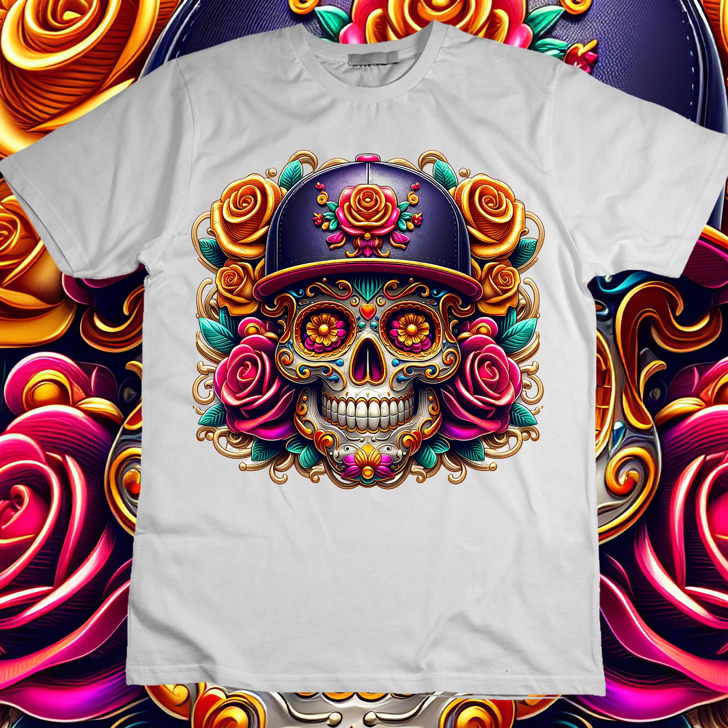 SugarSkull Sublimation T-Shirt Image Bundle