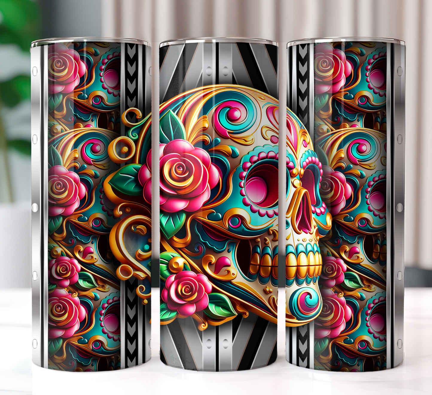 Sugarskull Sublimation 20oz Image Bundle