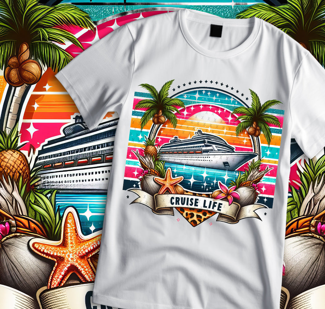 Vacay Sublimation/DTF T-shirt Images Bundle