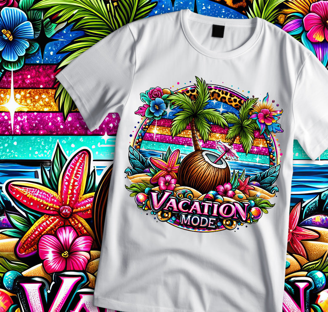 Vacay Sublimation/DTF T-shirt Images Bundle