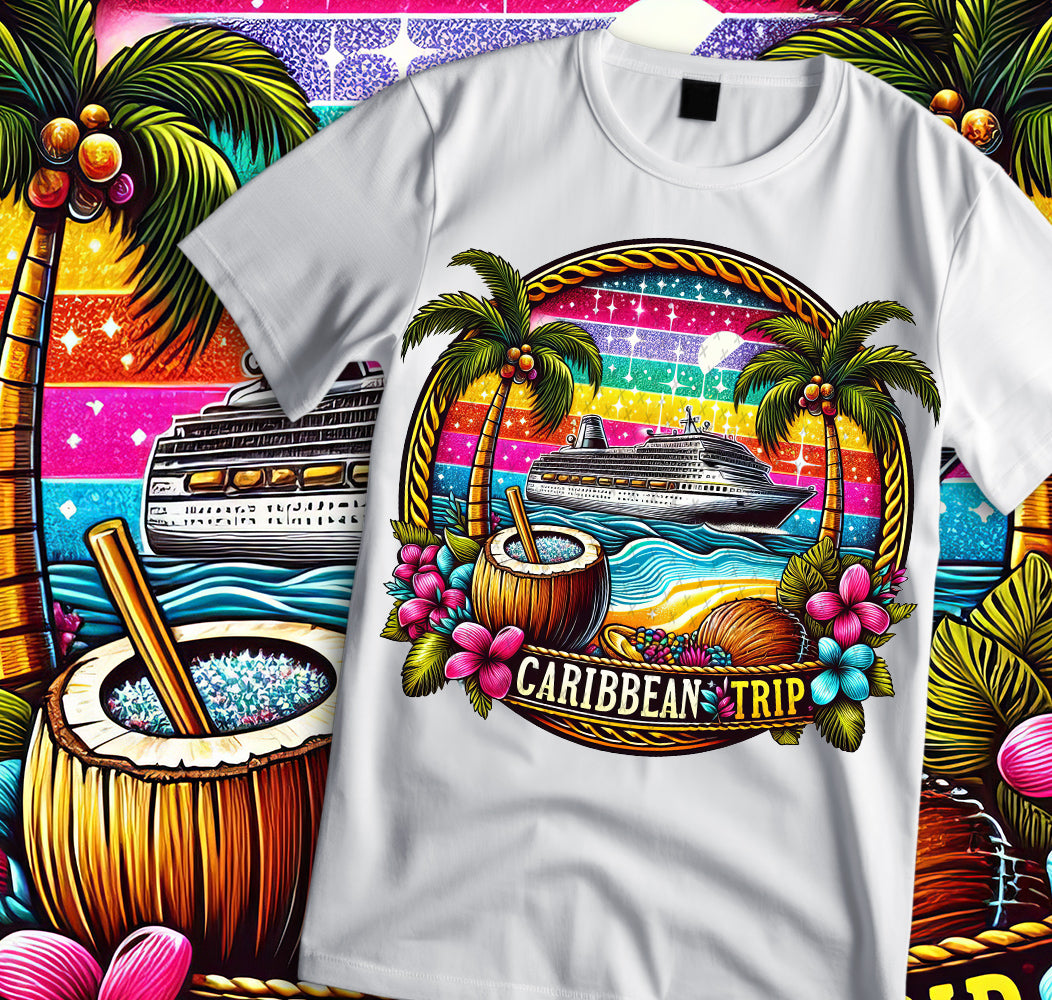 Vacay Sublimation/DTF T-shirt Images Bundle