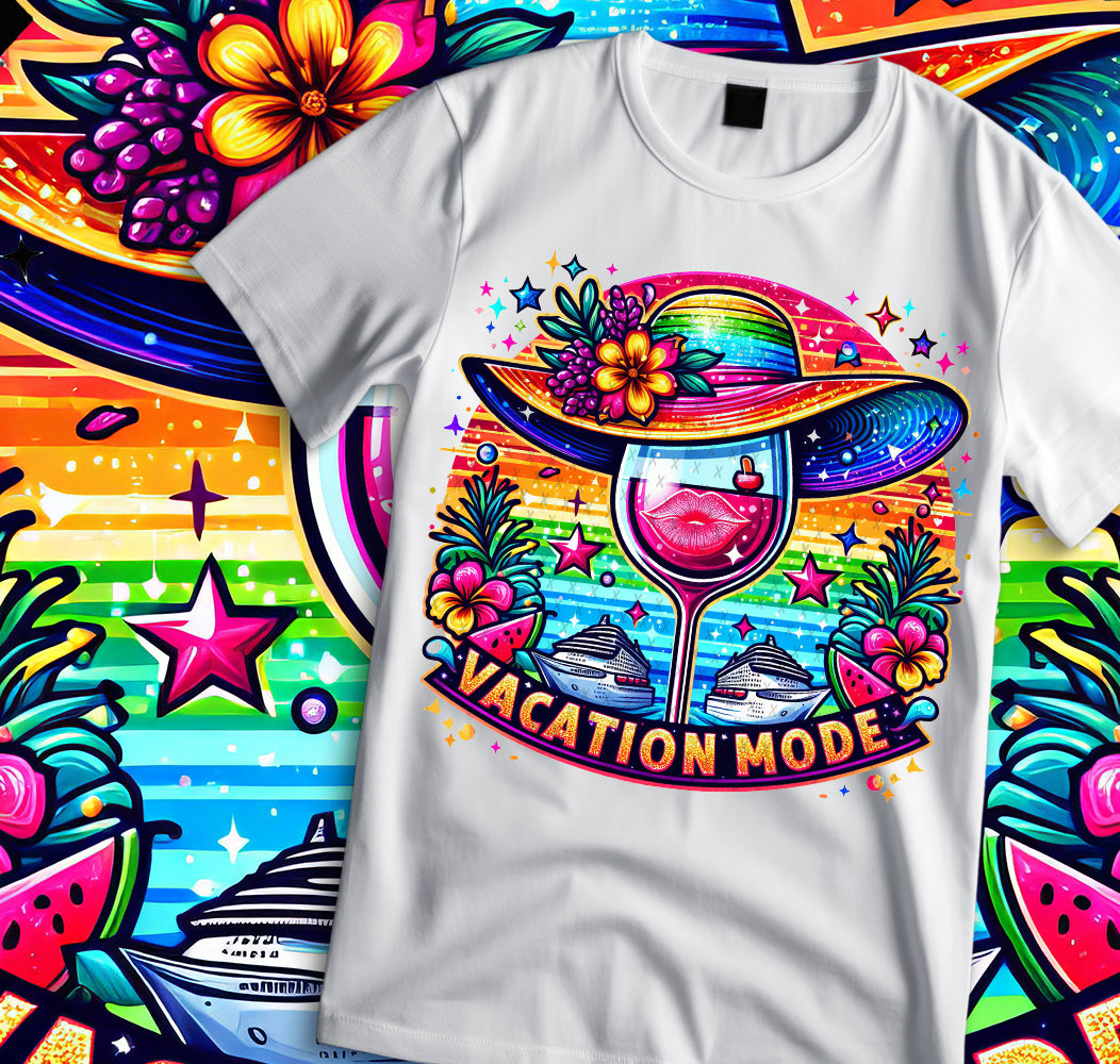 Vacay Sublimation/DTF T-shirt Images Bundle