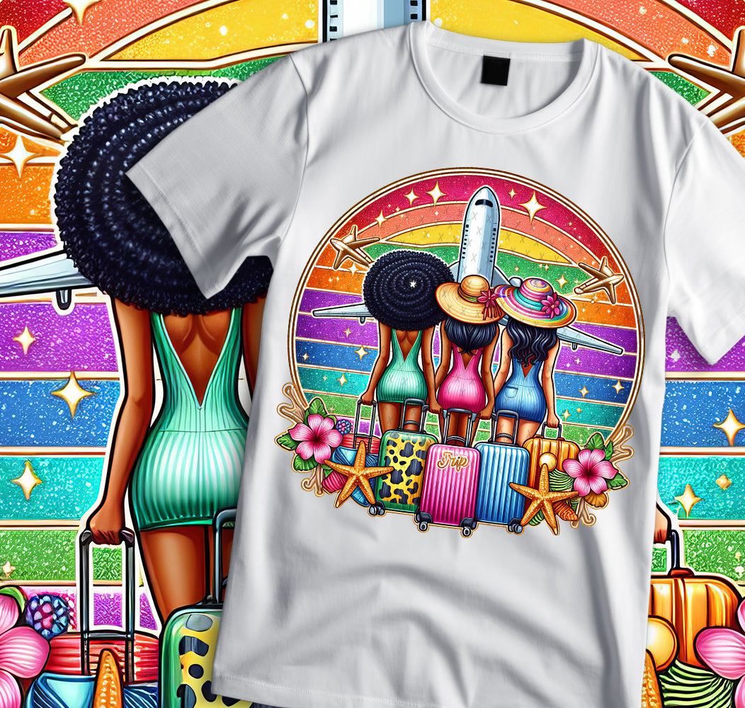 Vacay Sublimation/DTF T-shirt Images Bundle