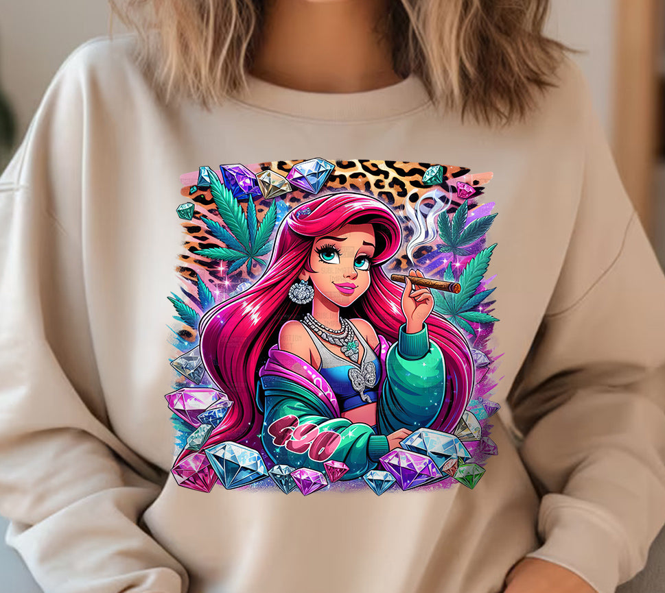 Weed Girl Sublimation/DTF T-shirt Images Bundle