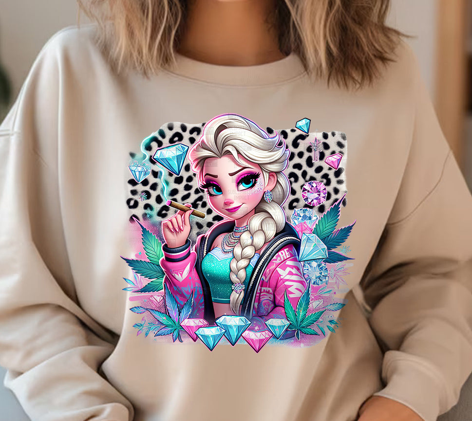 Weed Girl Sublimation/DTF T-shirt Images Bundle