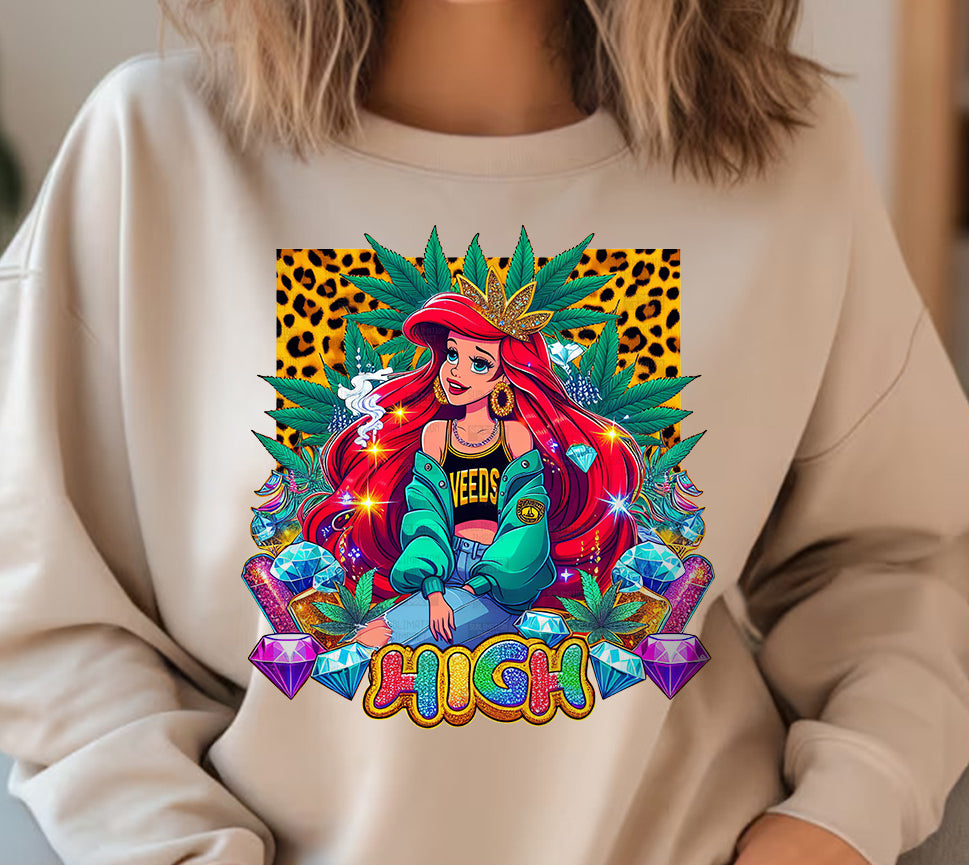 Weed Girl Sublimation/DTF T-shirt Images Bundle