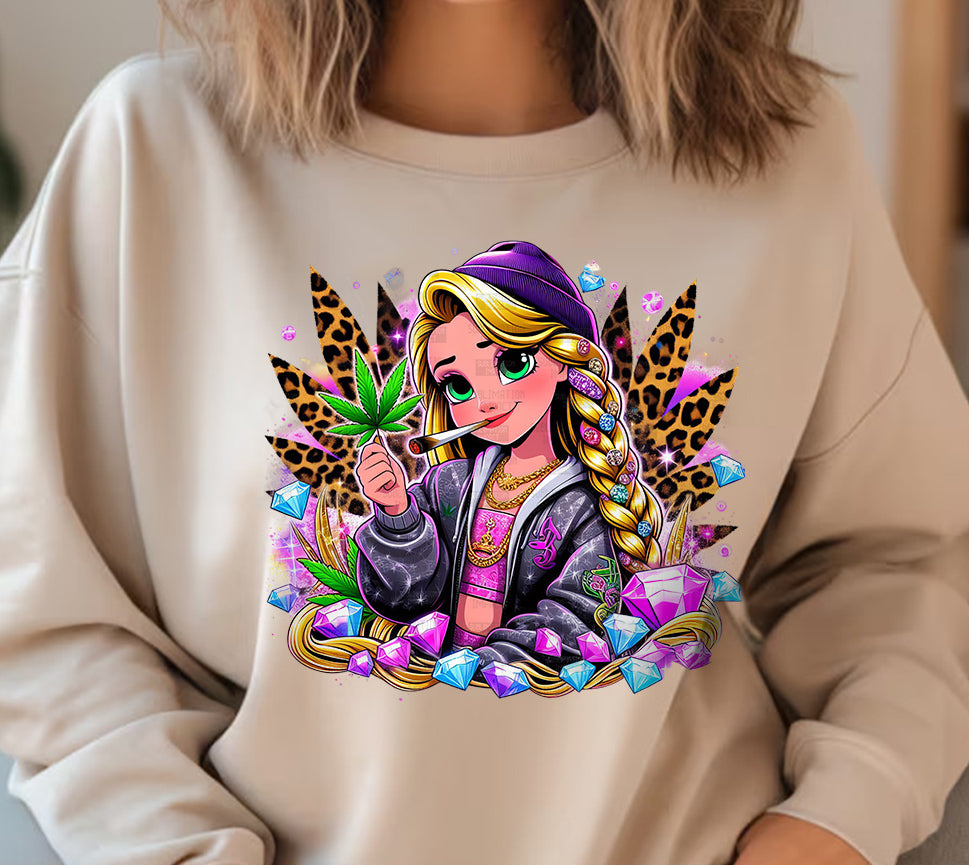 Weed Girl Sublimation/DTF T-shirt Images Bundle