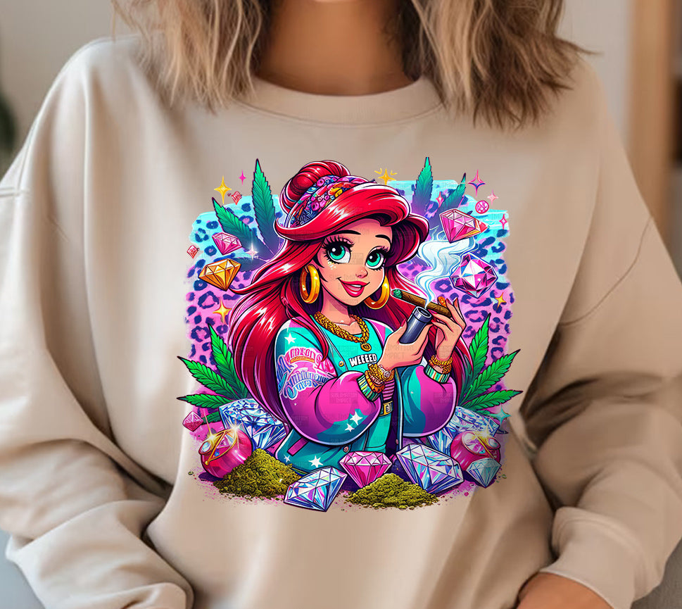 Weed Girl Sublimation/DTF T-shirt Images Bundle