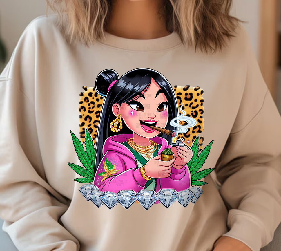 Weed Girl Sublimation/DTF T-shirt Images Bundle